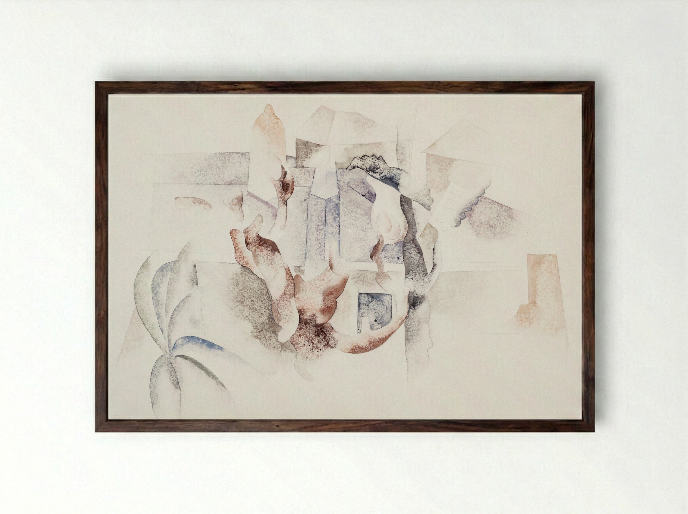 Bermuda Landscape No. 2 - Charles Demuth - Framed Print Dark Wood