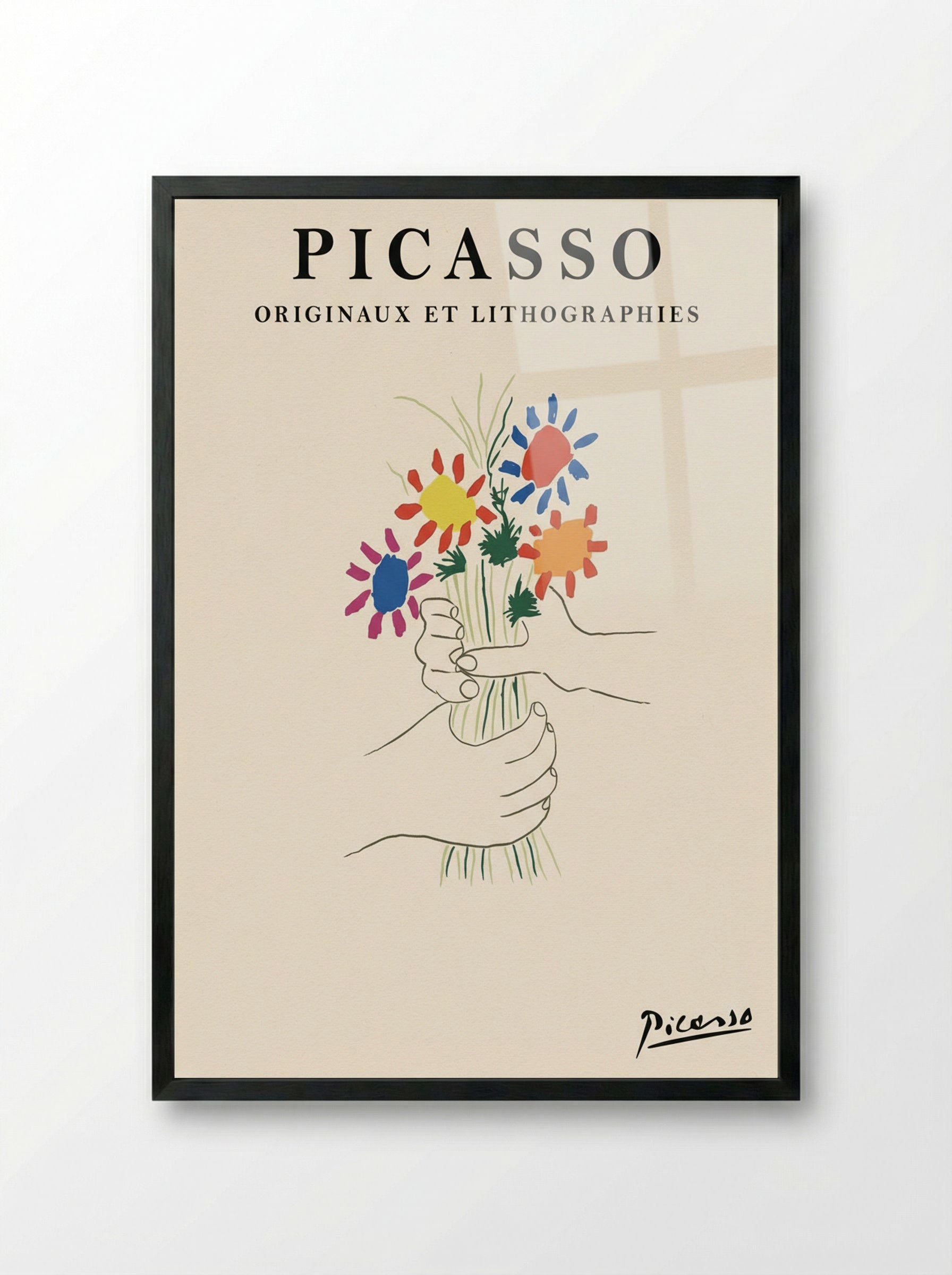 Flowers and Hands - Pablo Picasso