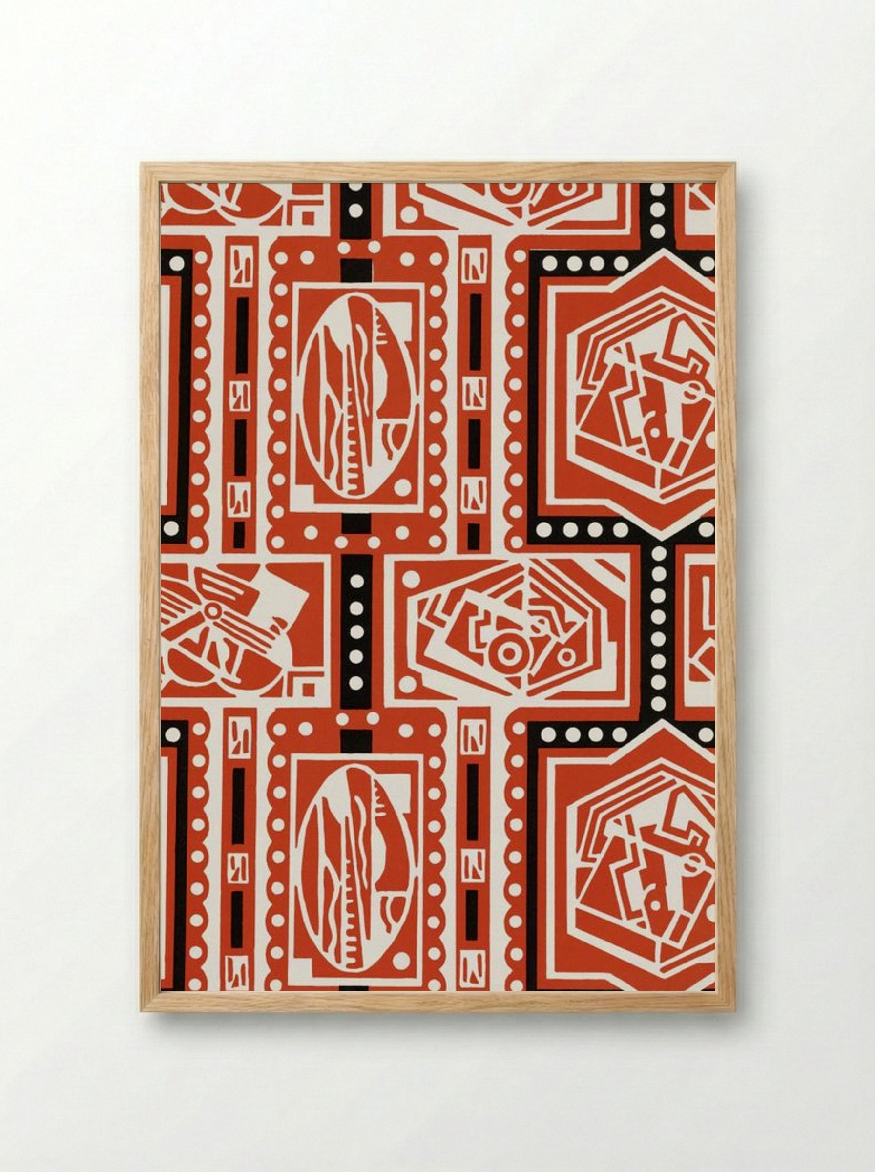 Cubist Shapes - Charles Goy - Framed Print Wood