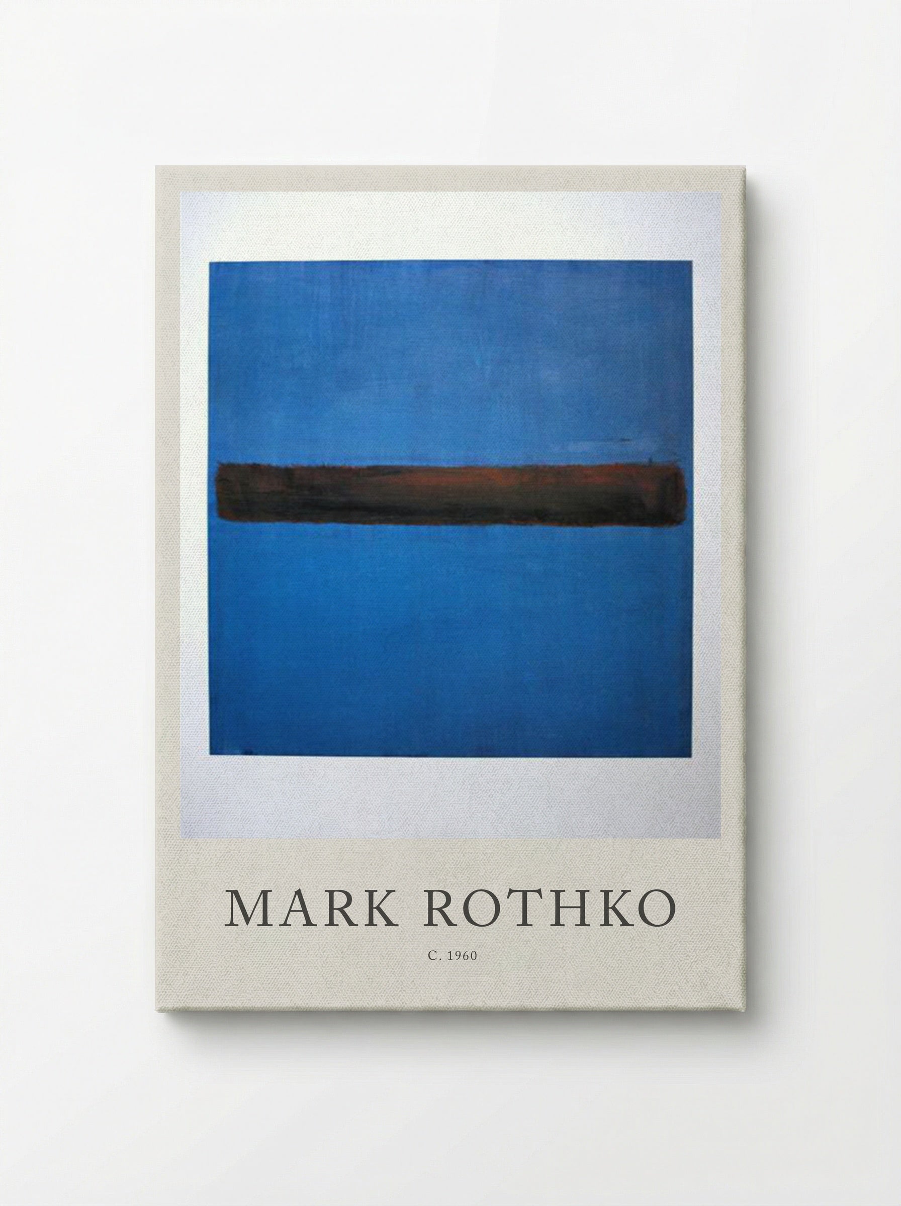 Untitled (Blue and Brown) - Mark Rothko - Canvas