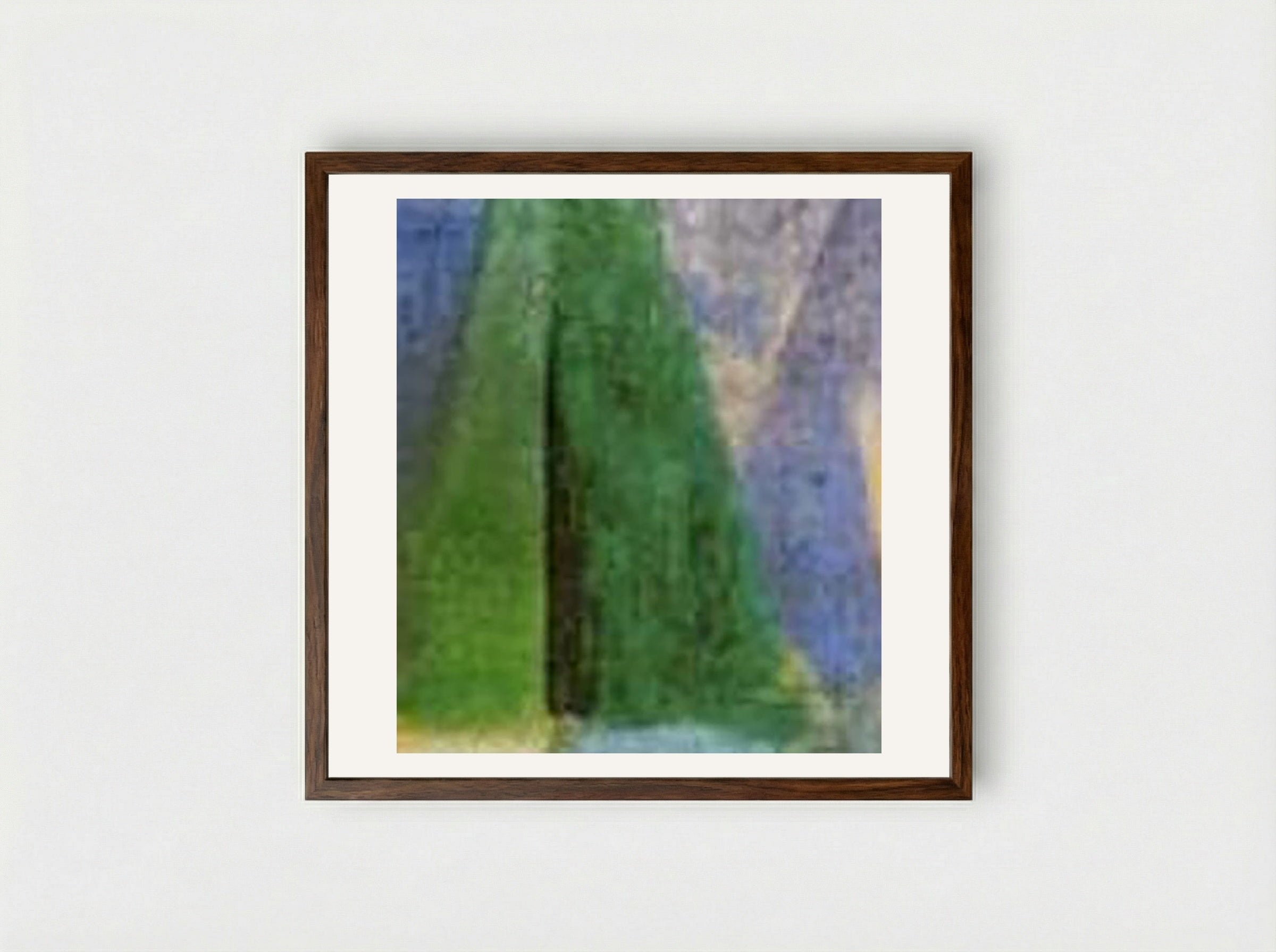 Window (Robert Delaunay) - Robert Delaunay - Framed Print Dark Wood