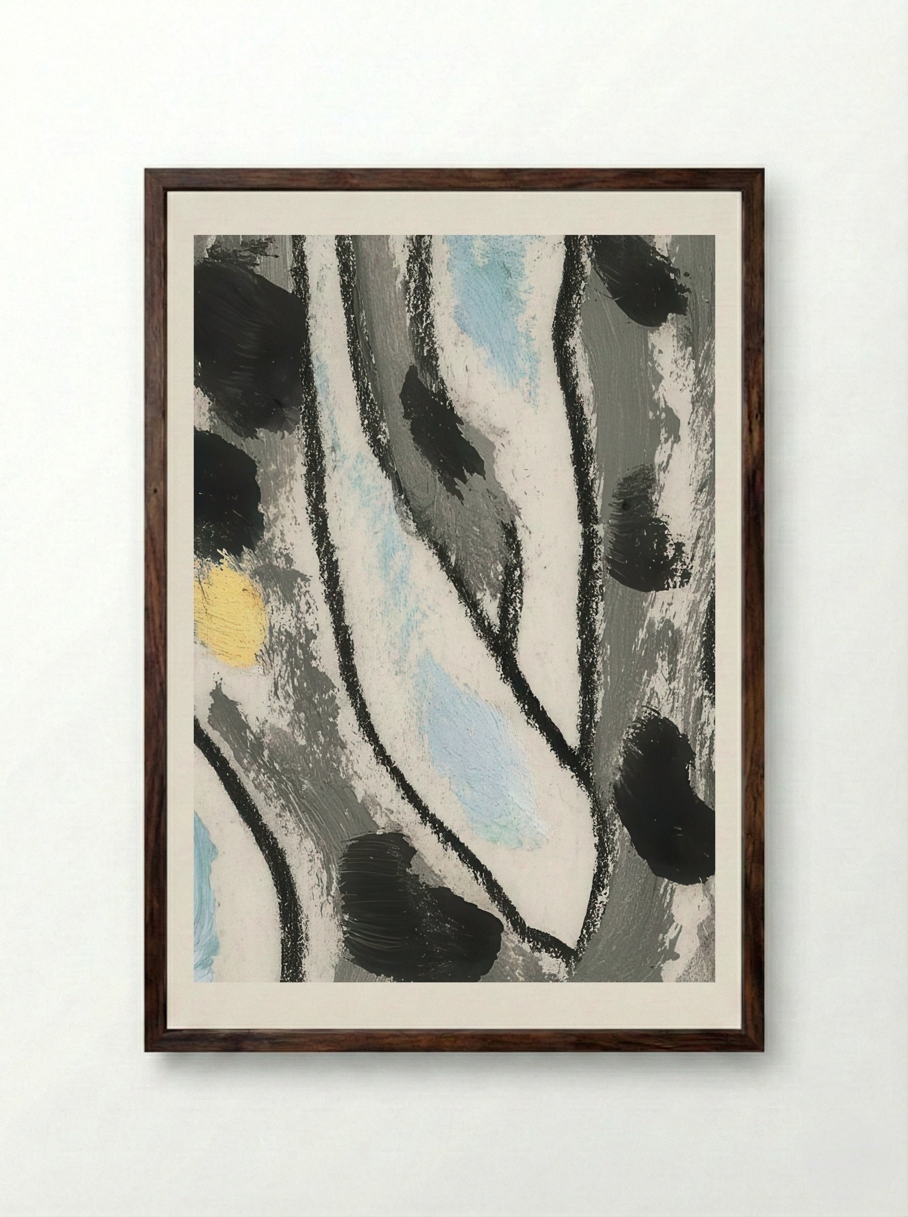 Sycamore - Arthur Dove - Framed Print Dark Wood