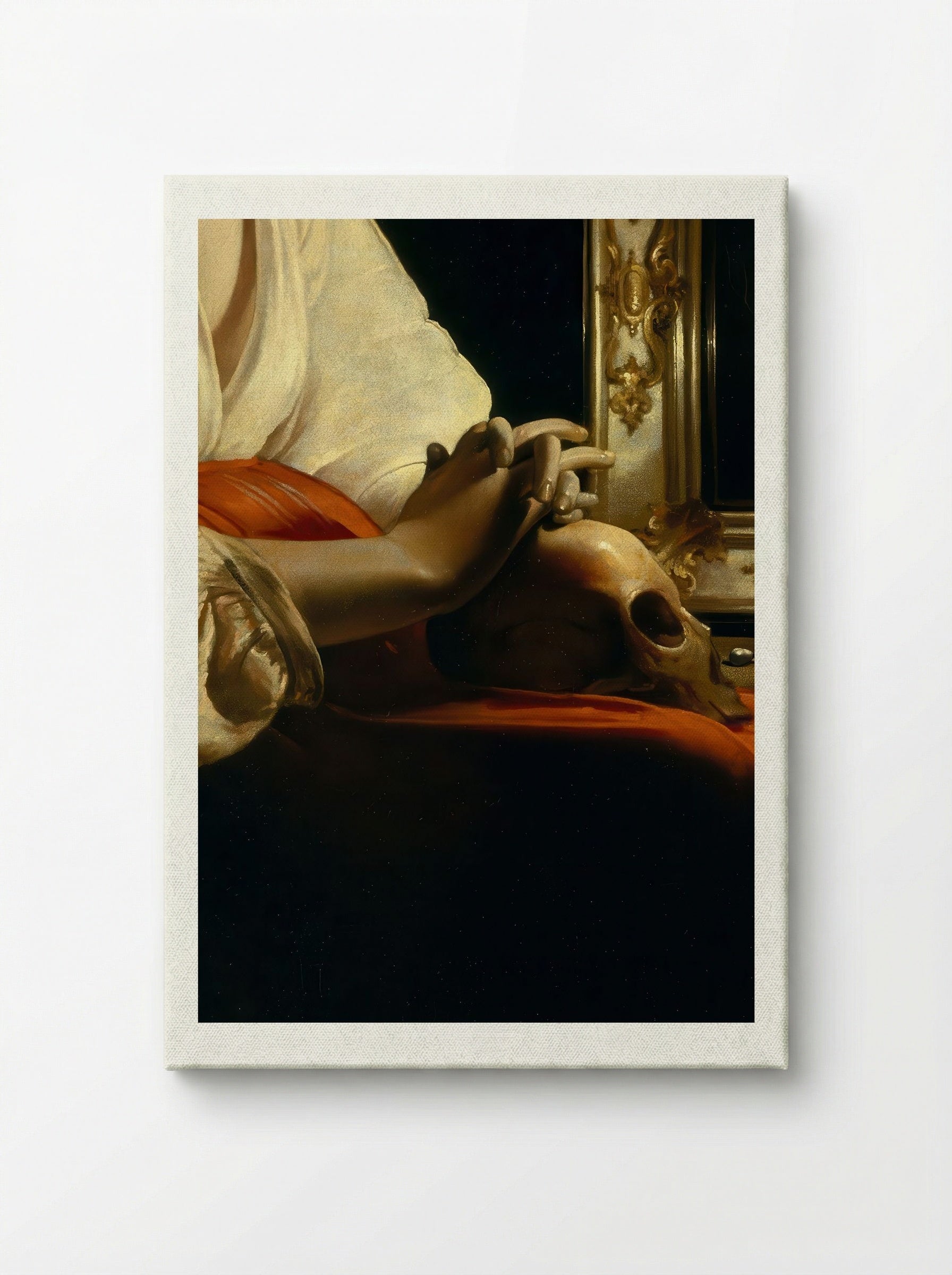 The Penitent Magdalen - Georges de La Tour - Canvas