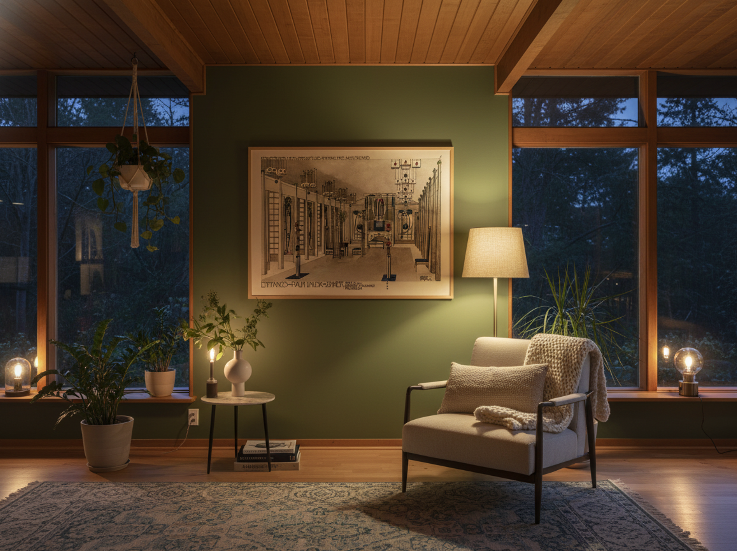 Music Room Interior Design - Charles Rennie Mackintosh - Lifestyle