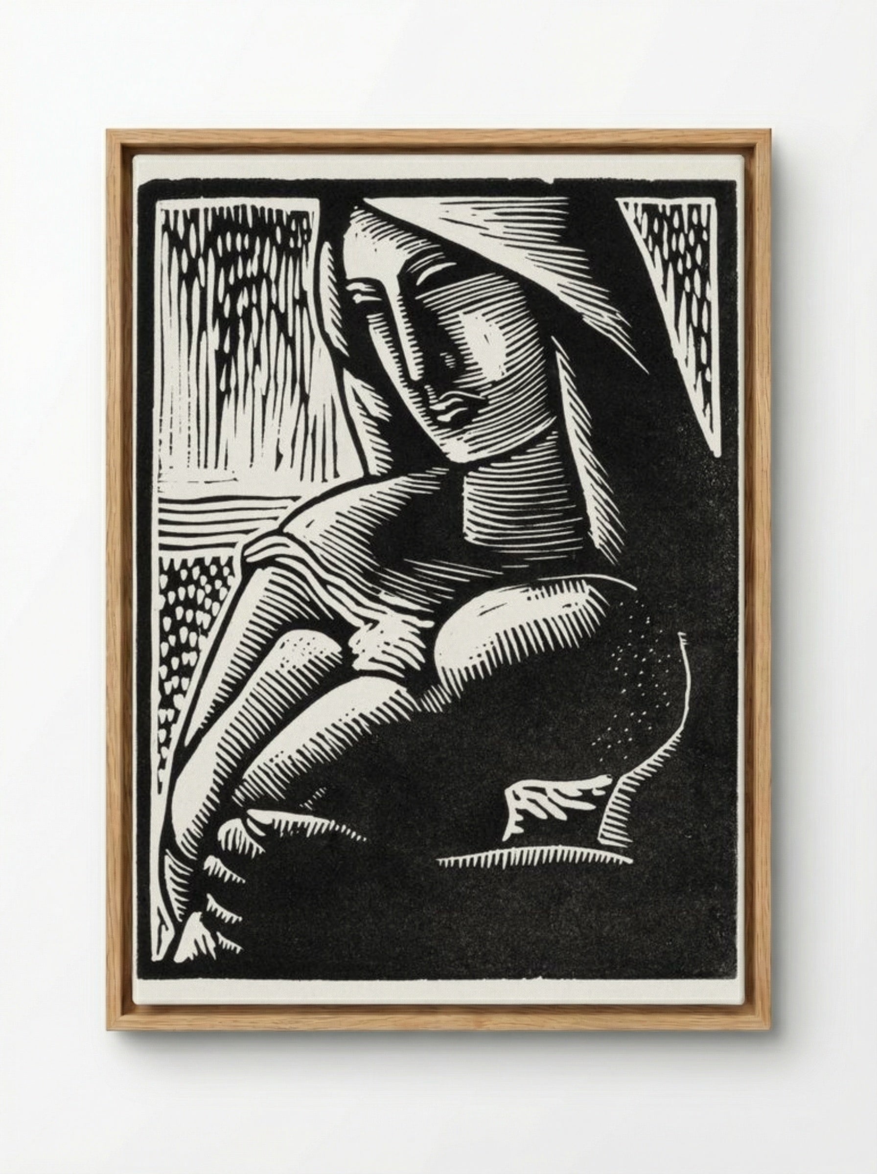 Mother - Mikuláš Galanda - Framed Canvas Wood