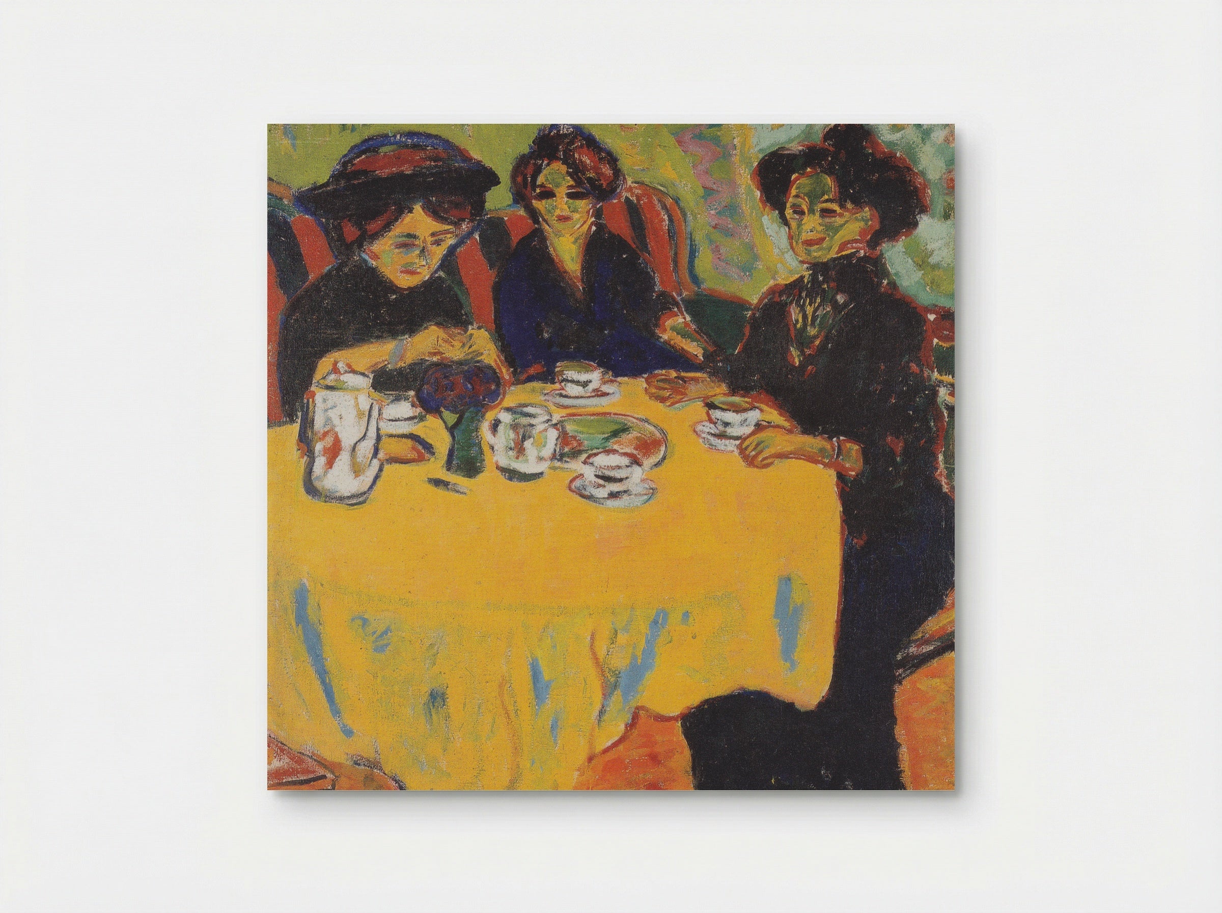 Coffee Drinking Women - Ernst Ludwig Kirchner - Poster