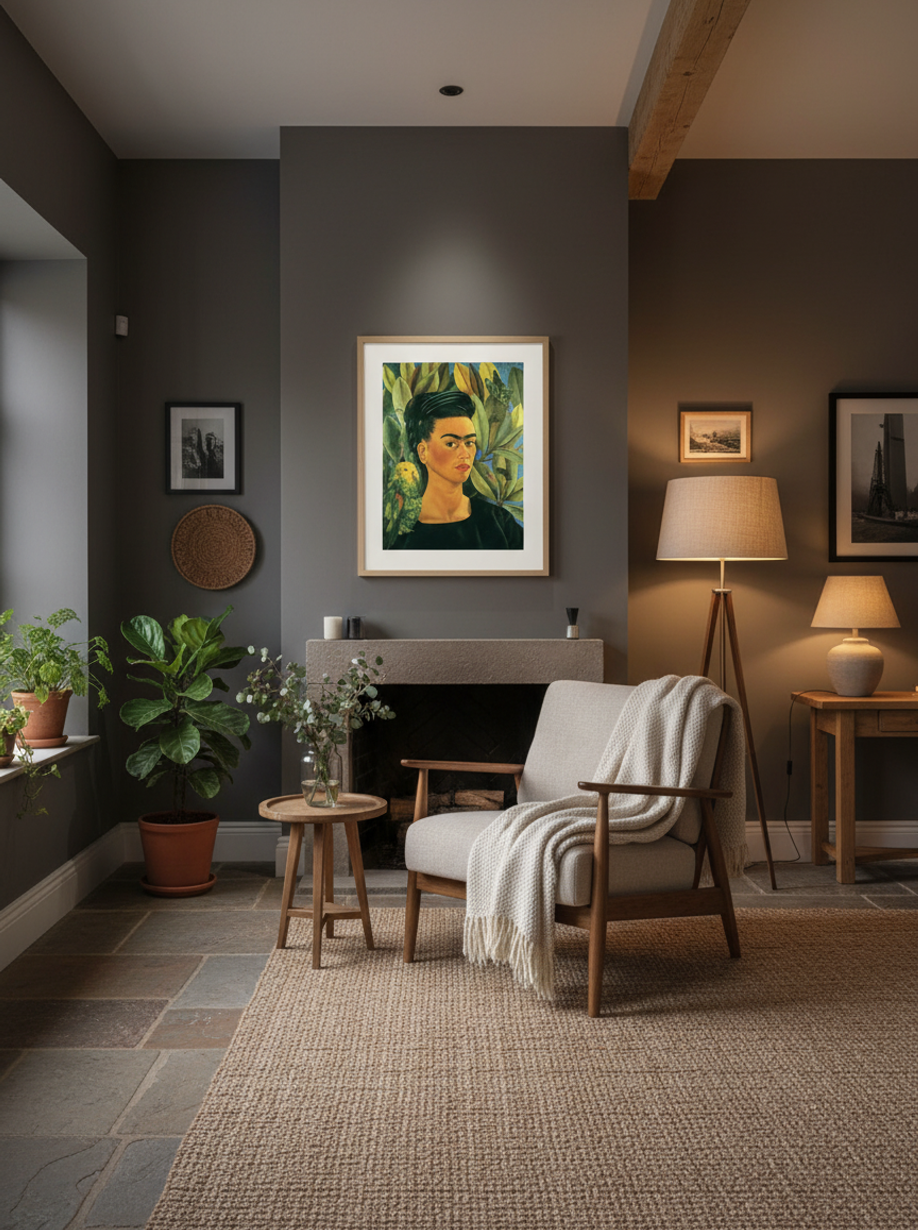 Self-Portrait with Bonito - Frida Kahlo - Lifestyle