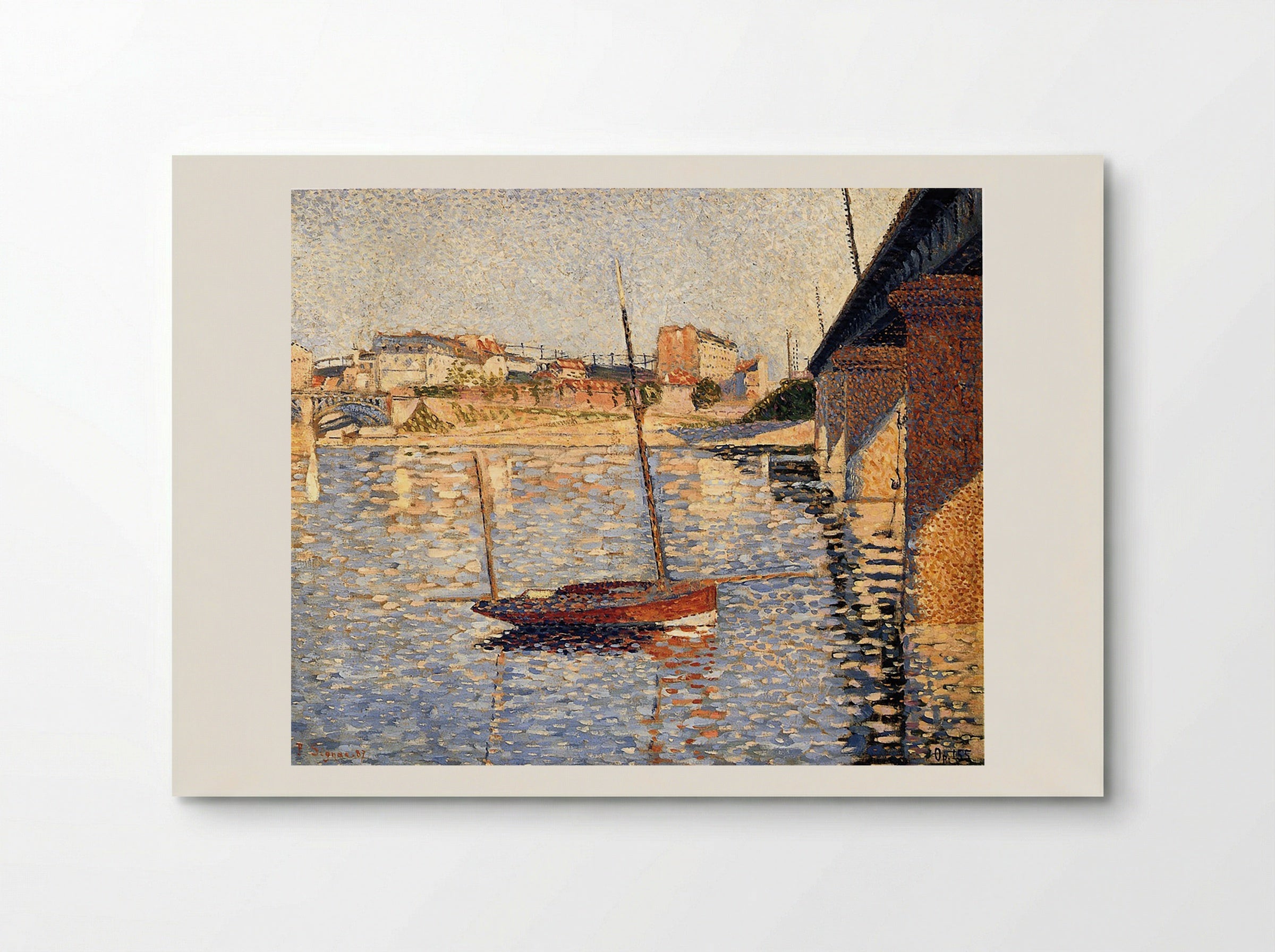 Le Clipper, Asnieres - Paul Signac - Poster