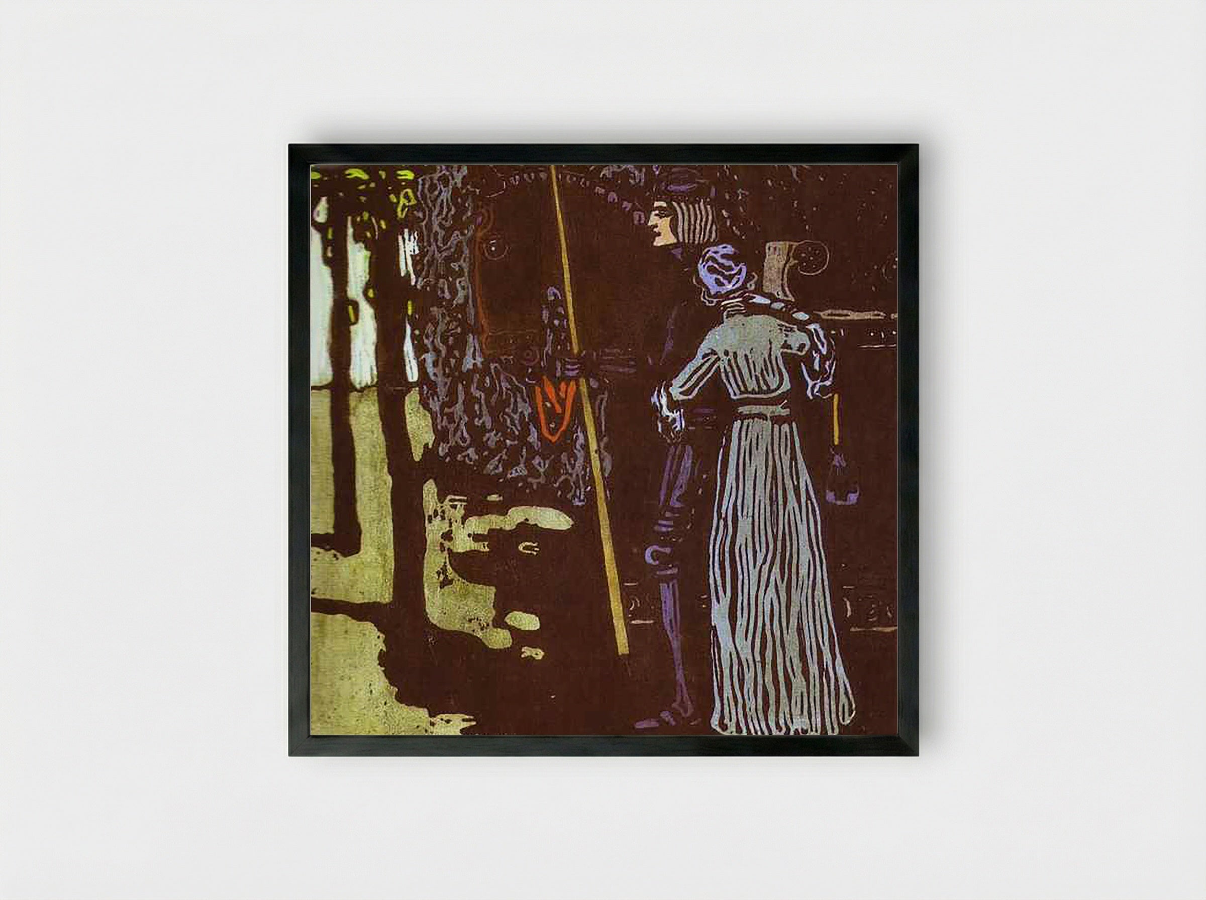 Farewell - Ethel Reed - Framed Print Black