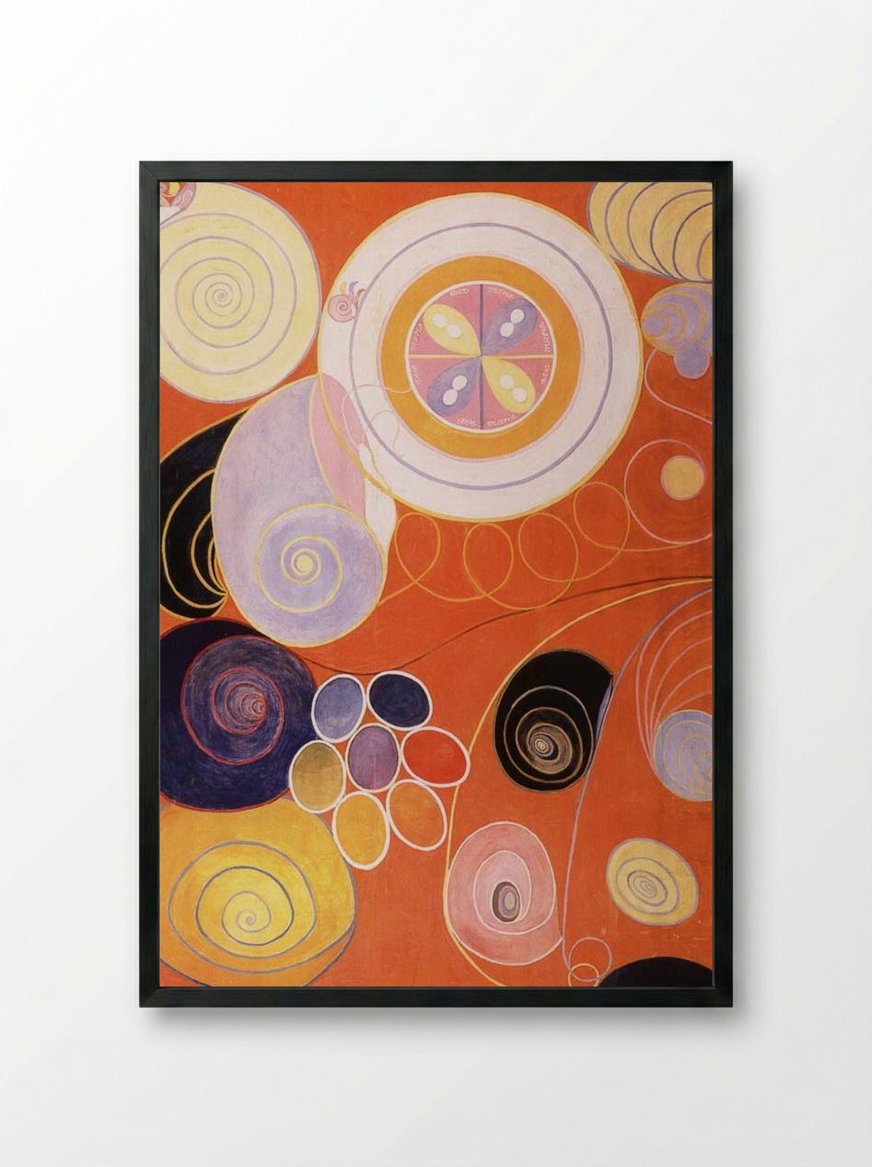 The Ten Biggest, No. 4, Group IV - Hilma af Klint - Framed Print Black