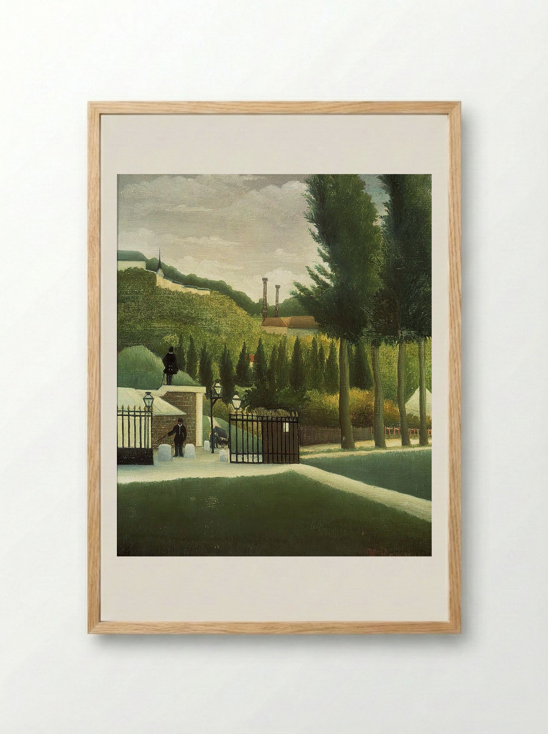 The Toll House - Henri Rousseau - Framed Print Wood