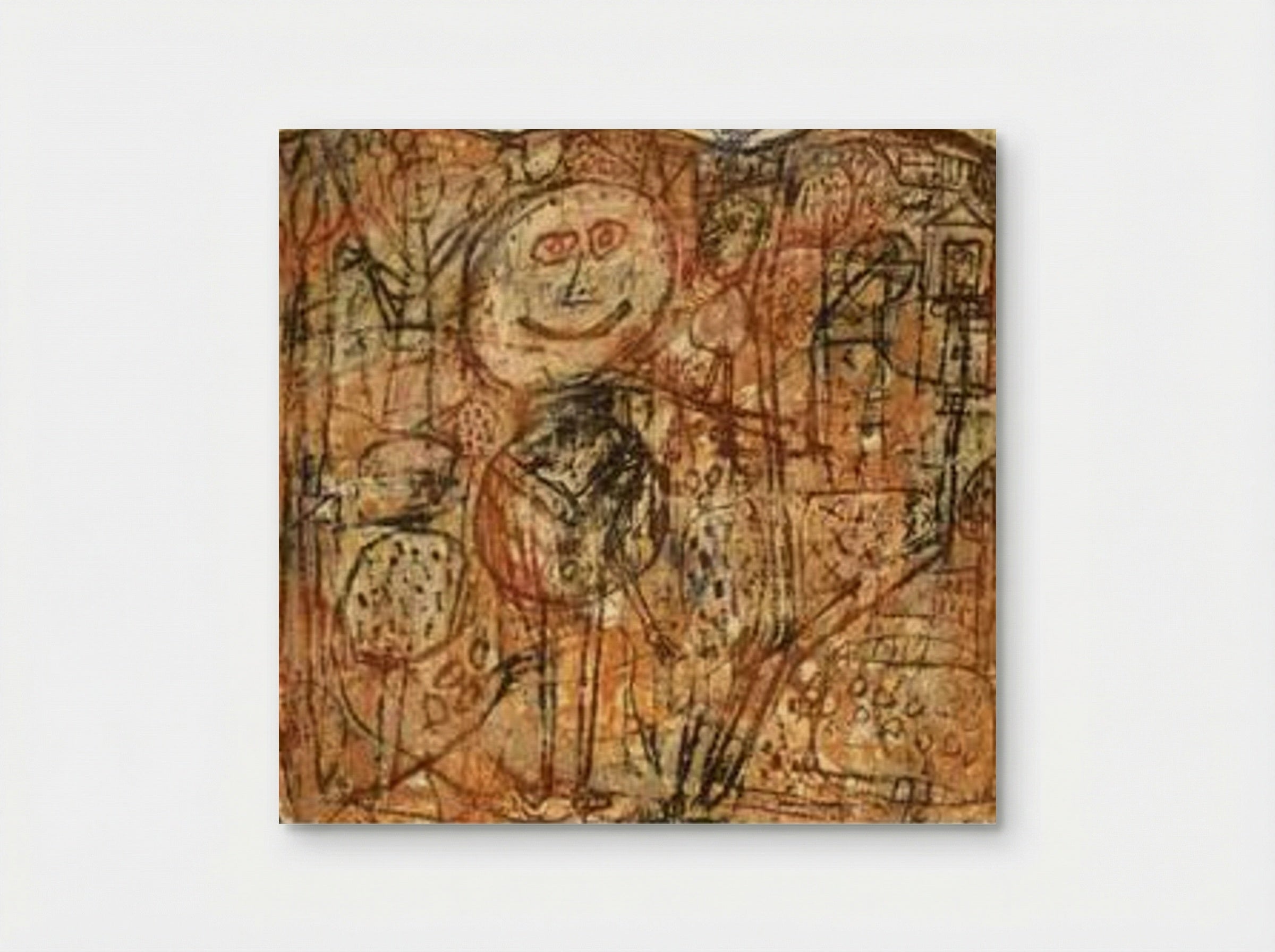 The Blue Bird - Jean Dubuffet - Poster