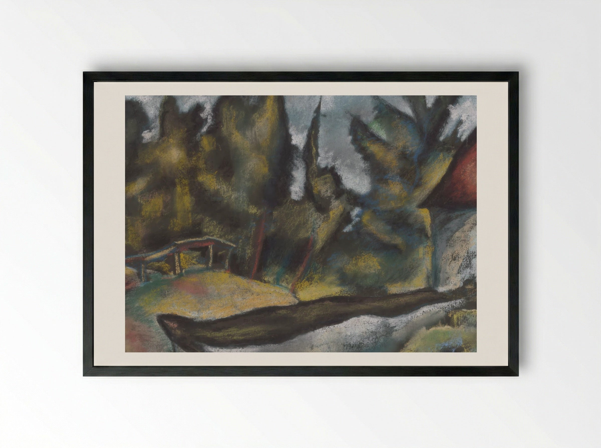 Kosice Calvary - Konstantin Bauer - Framed Print Black