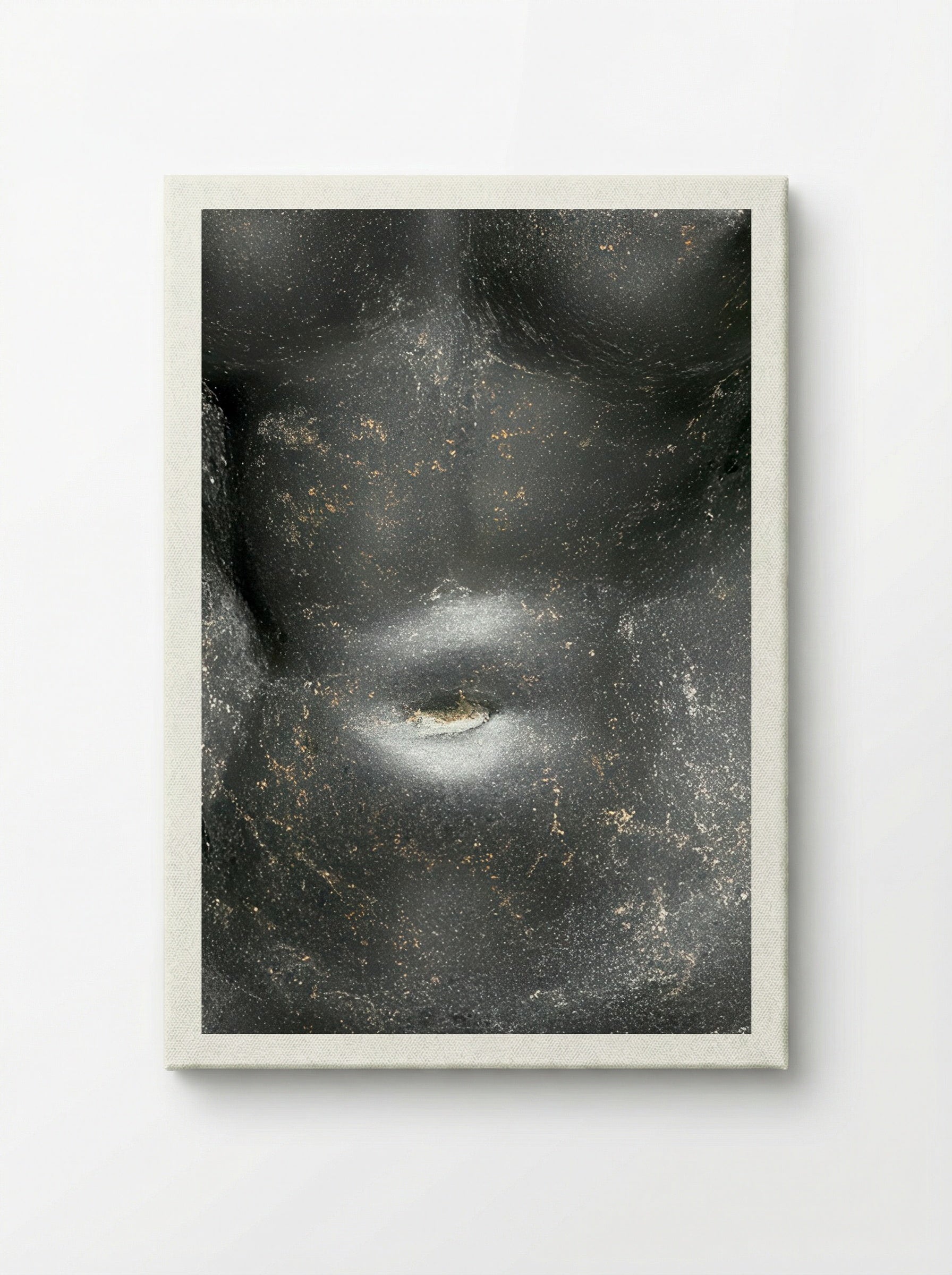 Torso of Aphrodite (Basalt Sculpture) - Fine Art Print - Canvas