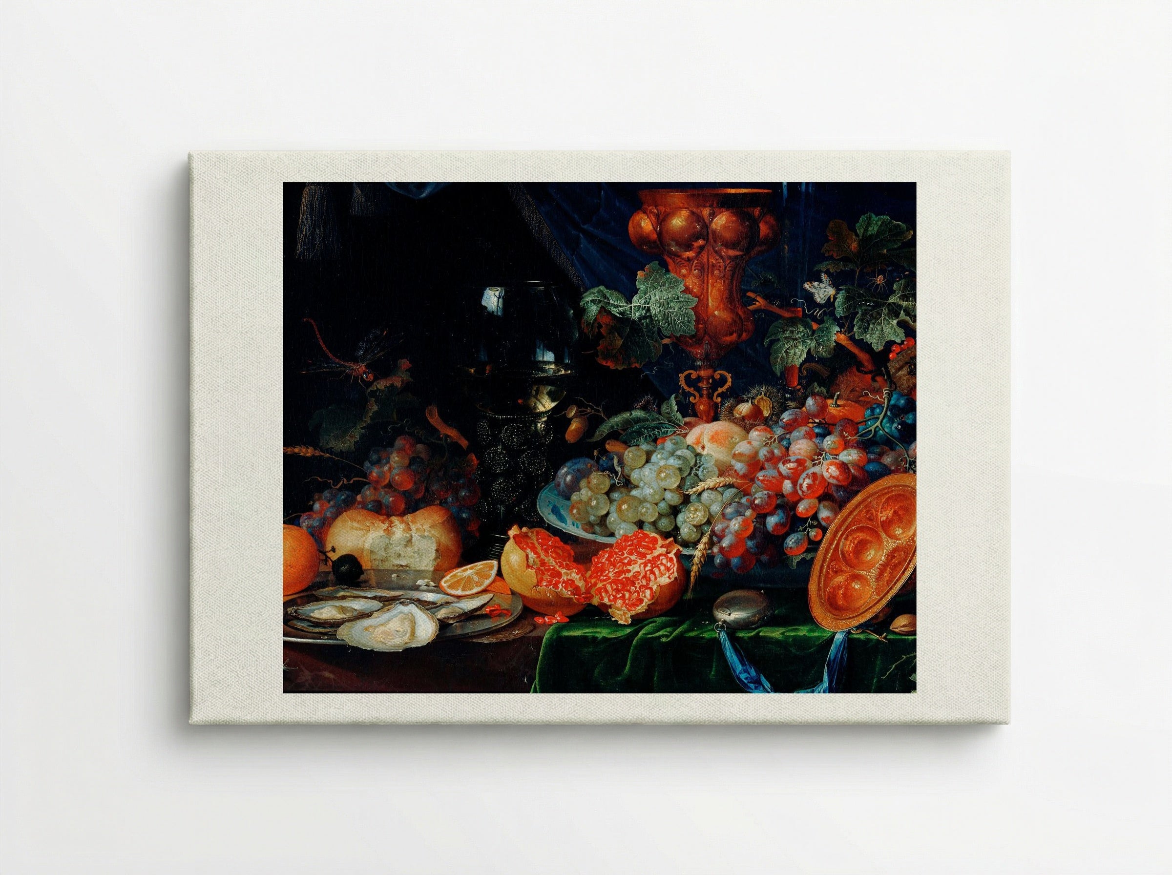 Fruits and Oysters - Abraham Mignon - Canvas