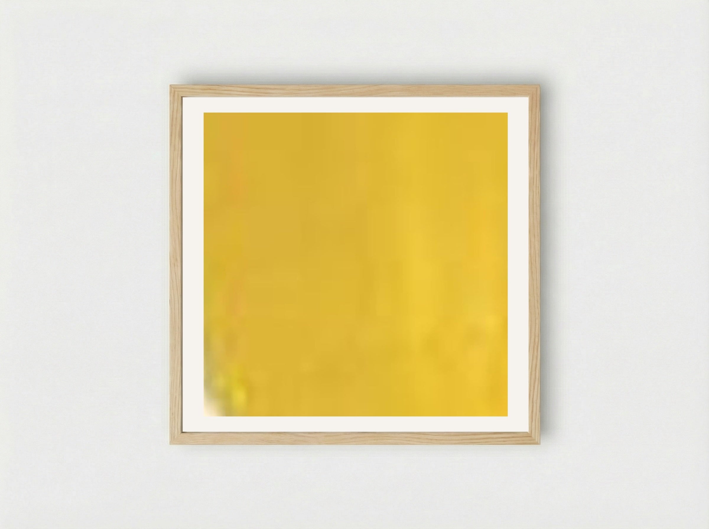 Zinc Yellow - Franz Kline - Framed Print Wood