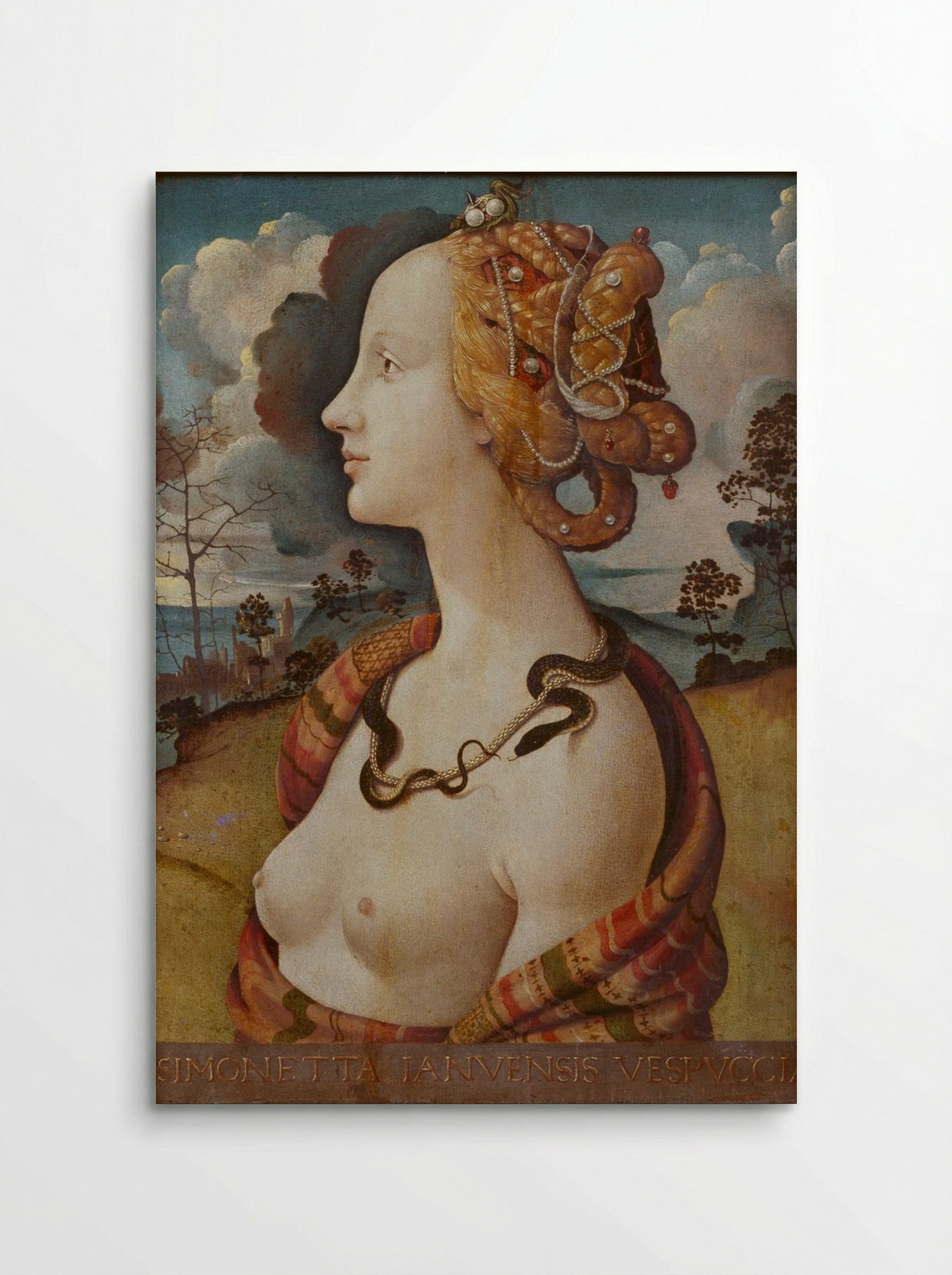 Portrait of Simonetta Vespucci - Piero di Cosimo - Poster