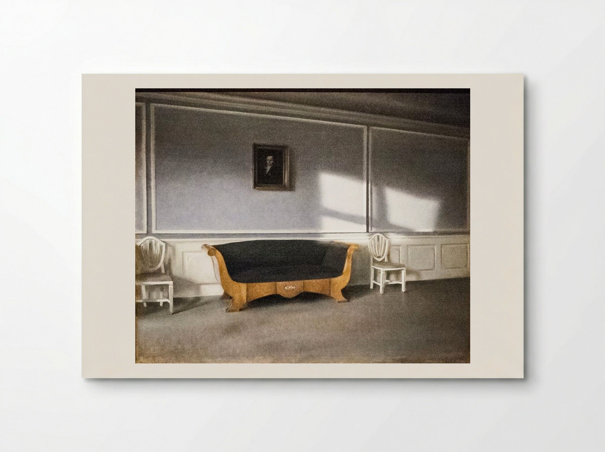 Sunshine in the Drawing Room III - Vilhelm Hammershøi - Poster