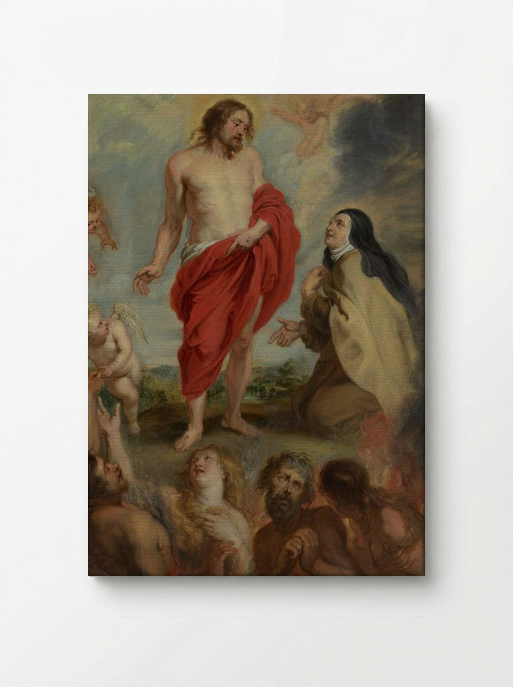 Saint Teresa of Ávila Interceding for Souls in Purgatory - Peter Paul Rubens - Canvas