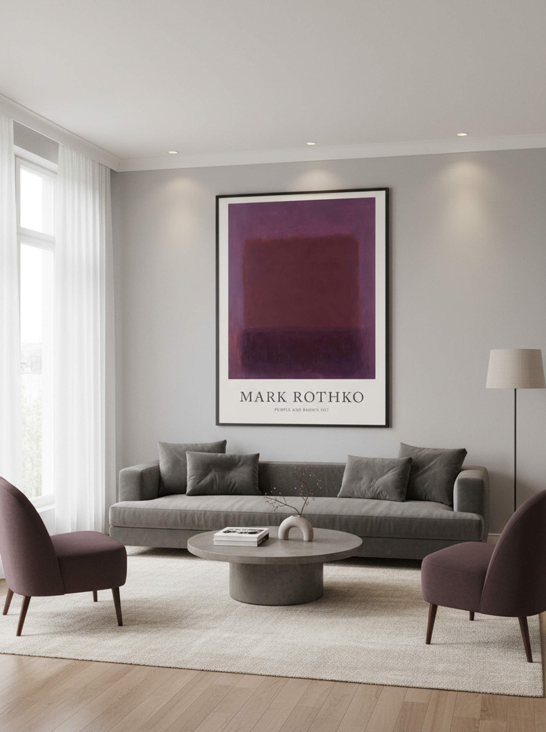 Purple and Brown - Mark Rothko - Lifestyle