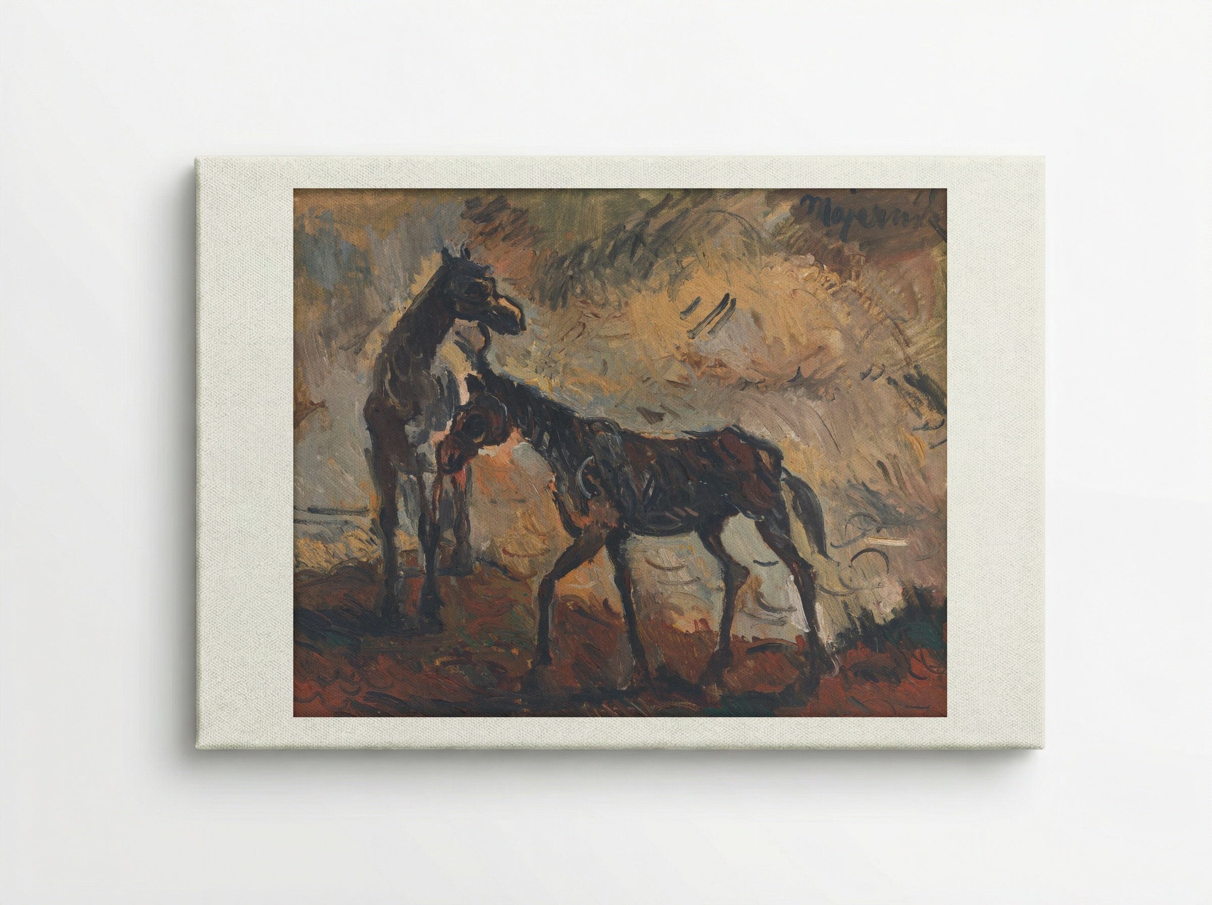 Runaway Horses - Cyprián Majerník - Canvas