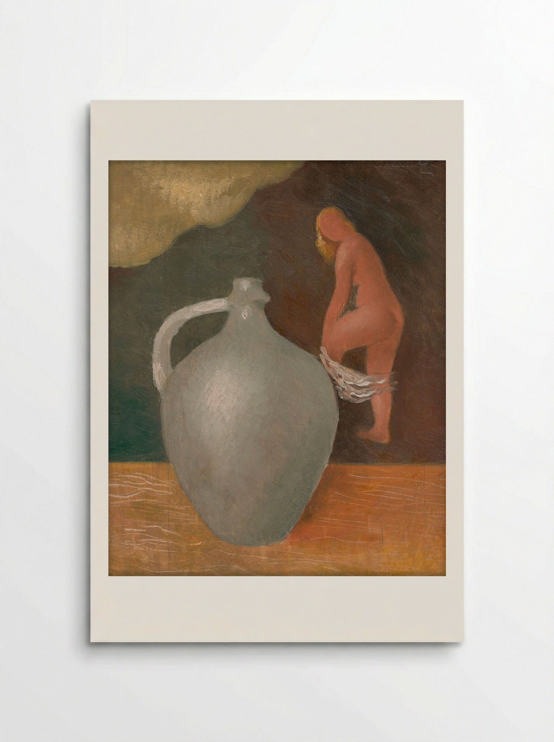 Woman with Jar - Mikuláš Galanda - Poster
