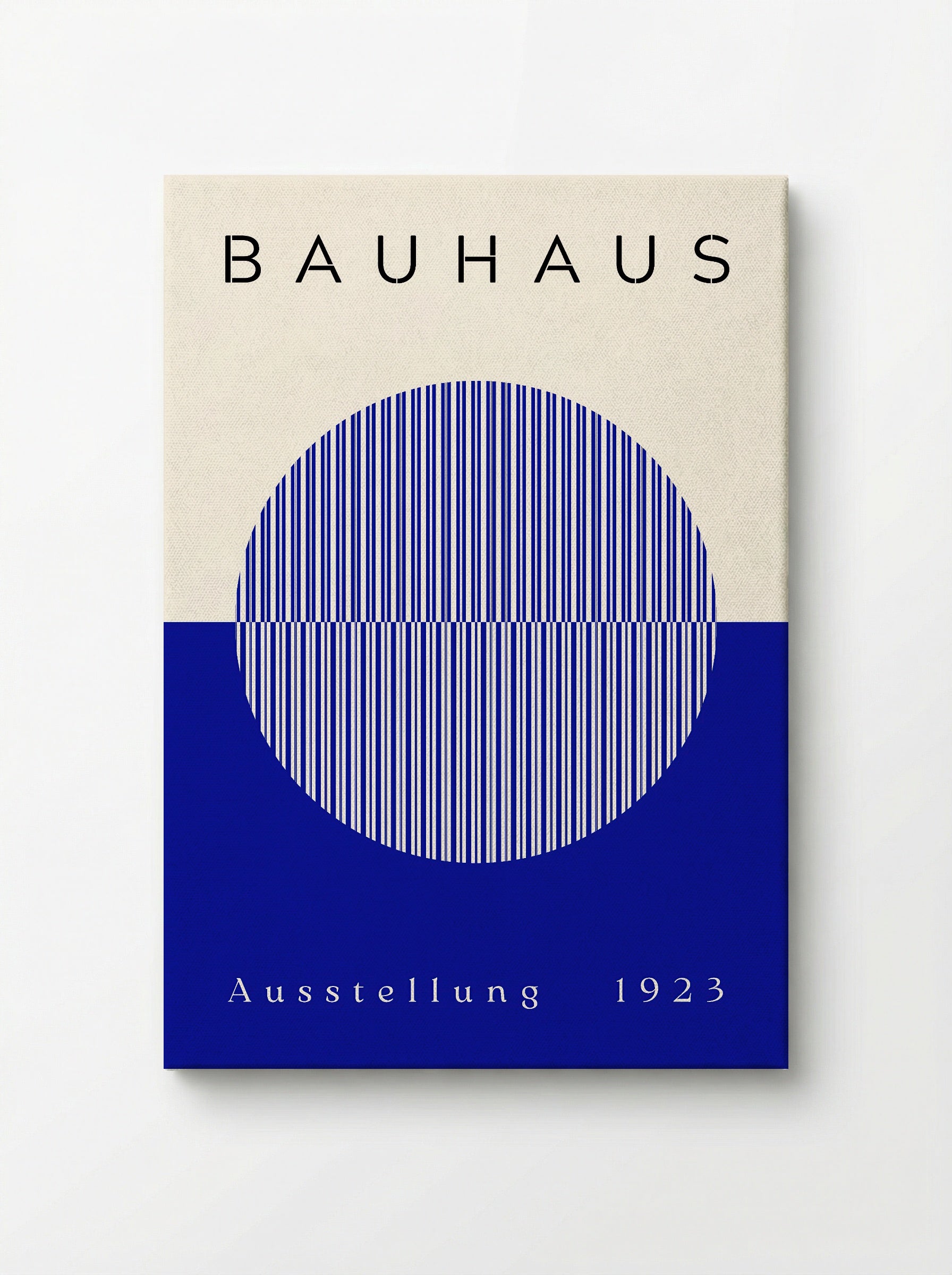 Bauhaus Blue Half-Sphere - 1923 Exhibition Poster