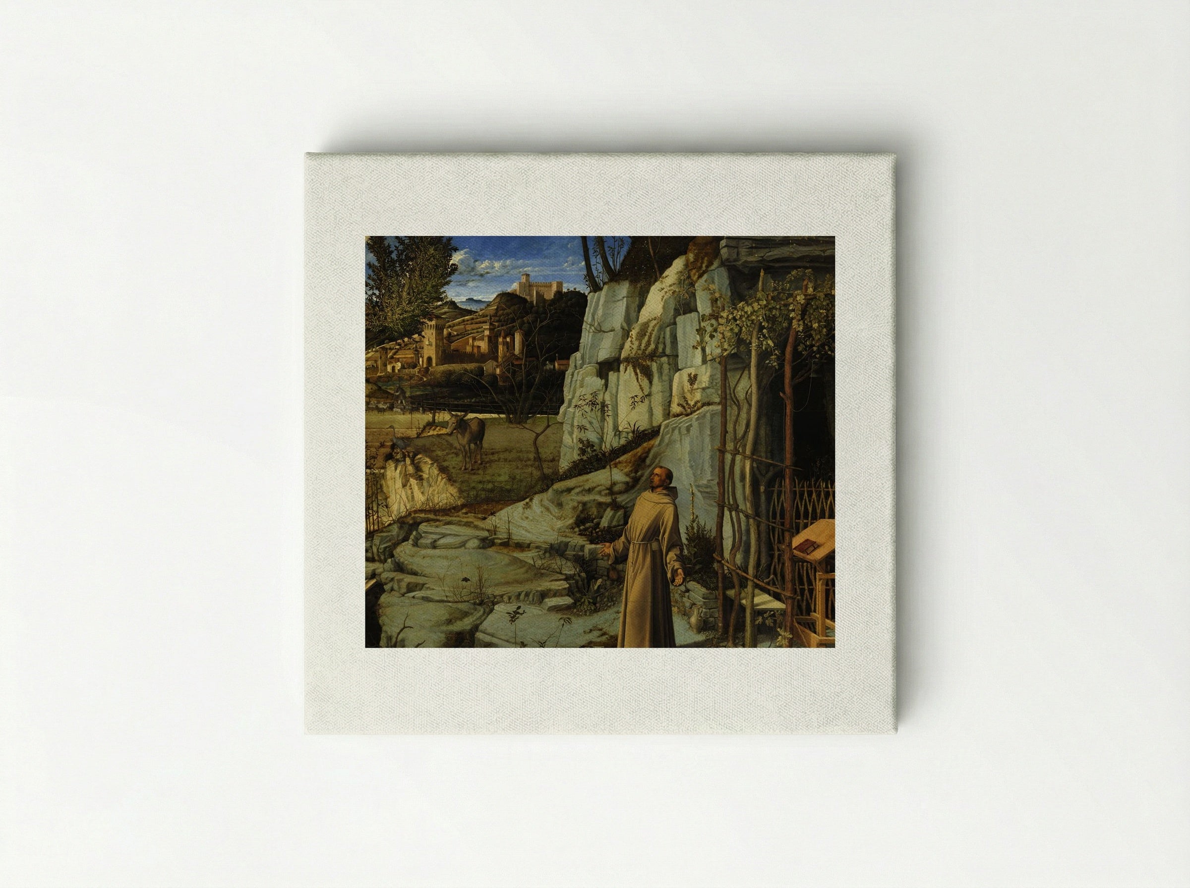 Saint Francis in the Desert - Giovanni Bellini - Canvas