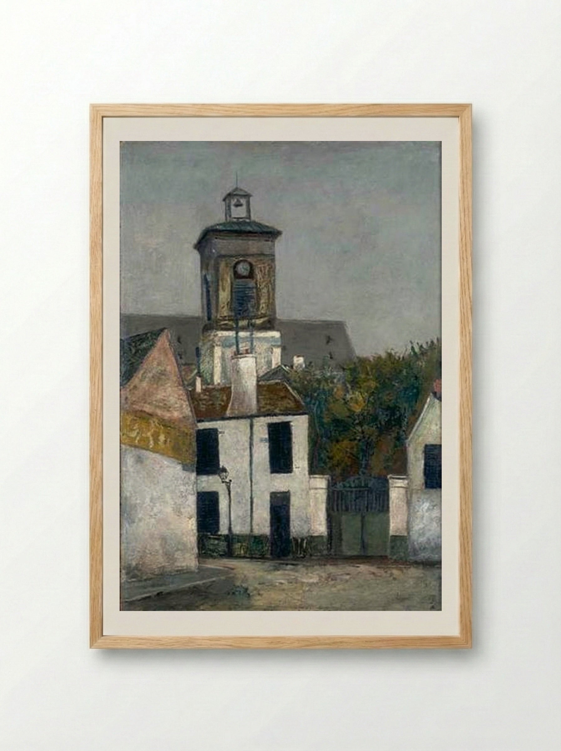 Church of Saint-Marguerite in Paris - Maurice Utrillo - Framed Print Wood