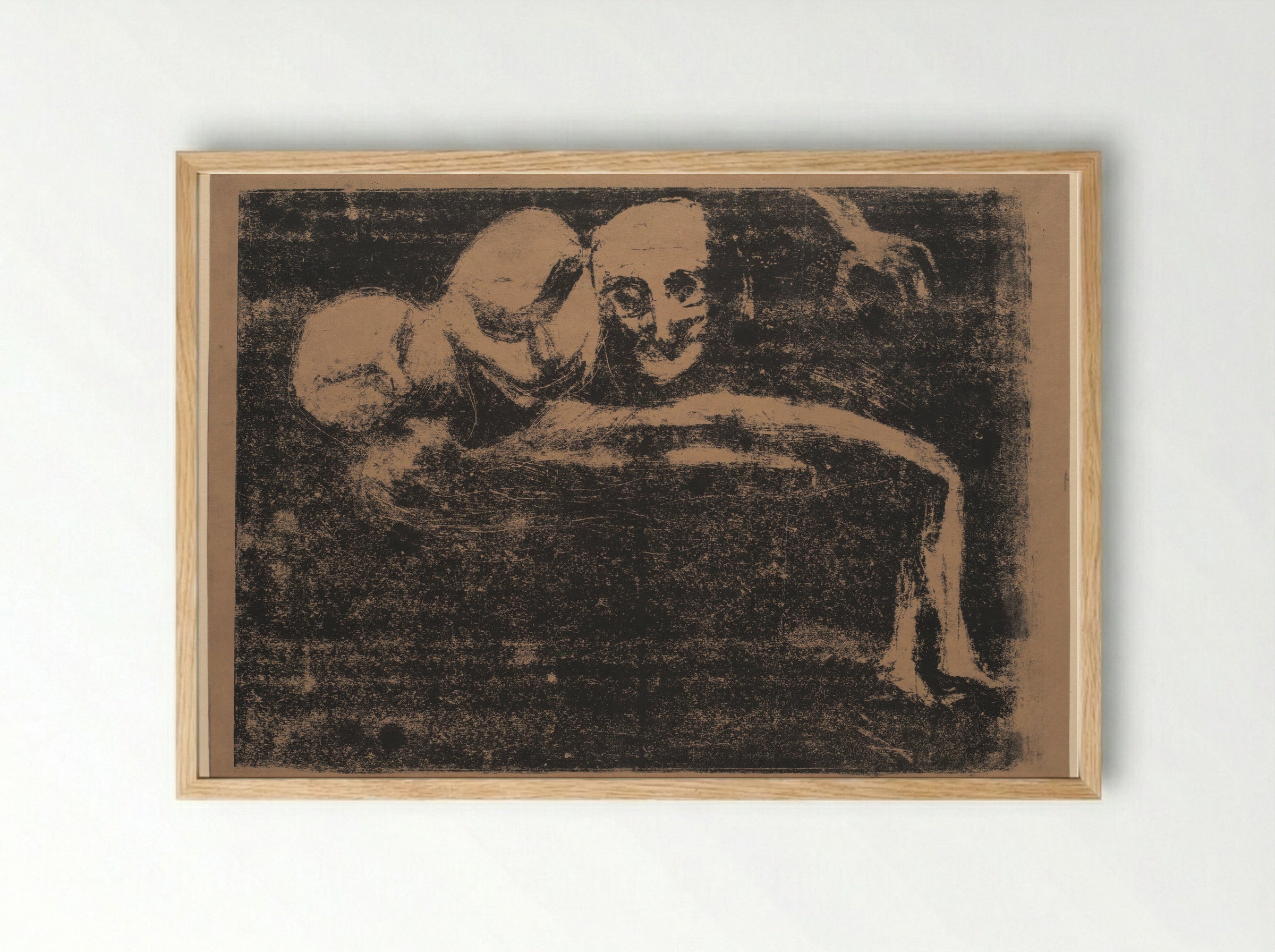 Desire - Edvard Munch - Framed Print Wood