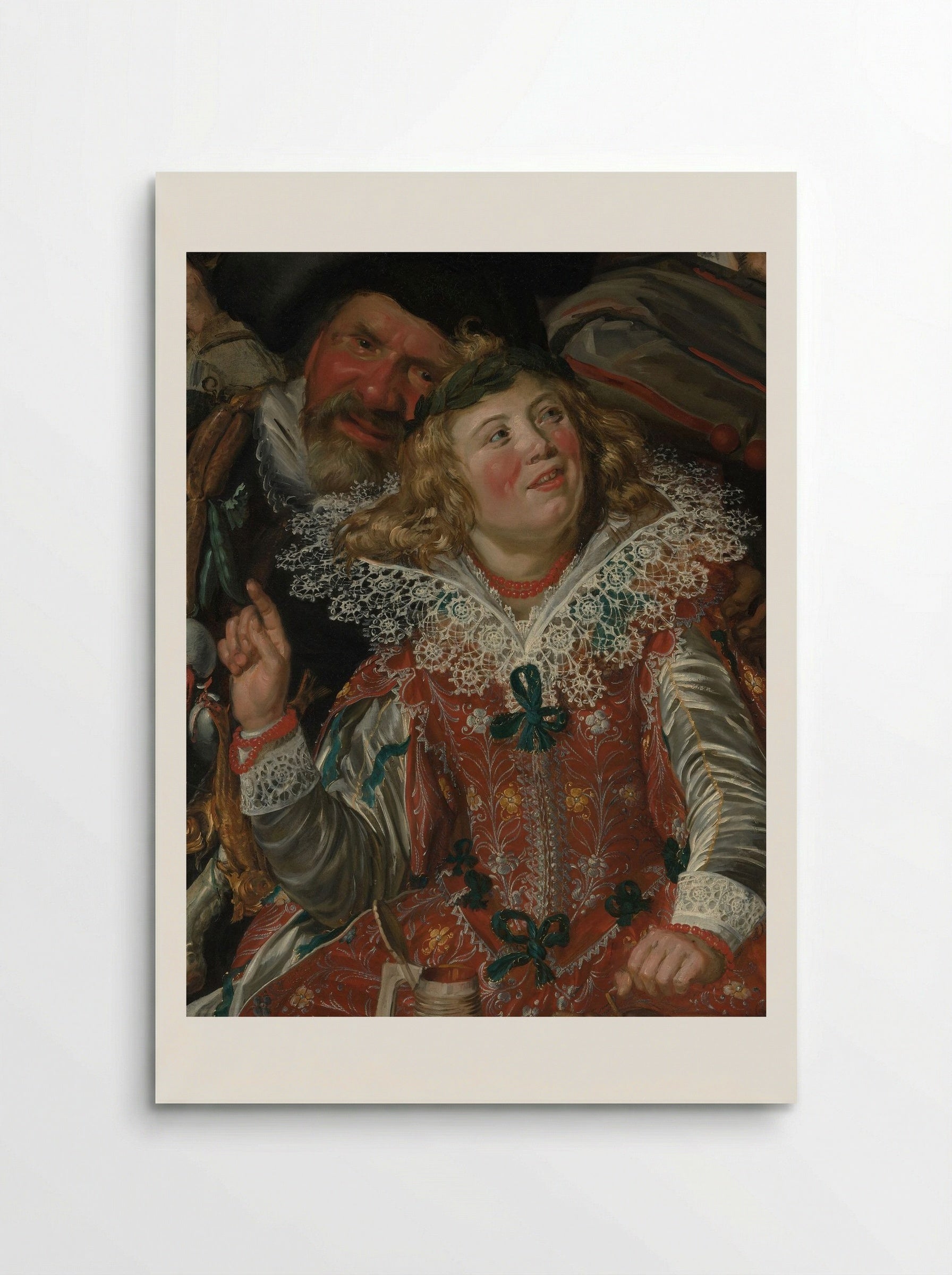 Merrymakers at Shrovetide - Frans Hals - Poster