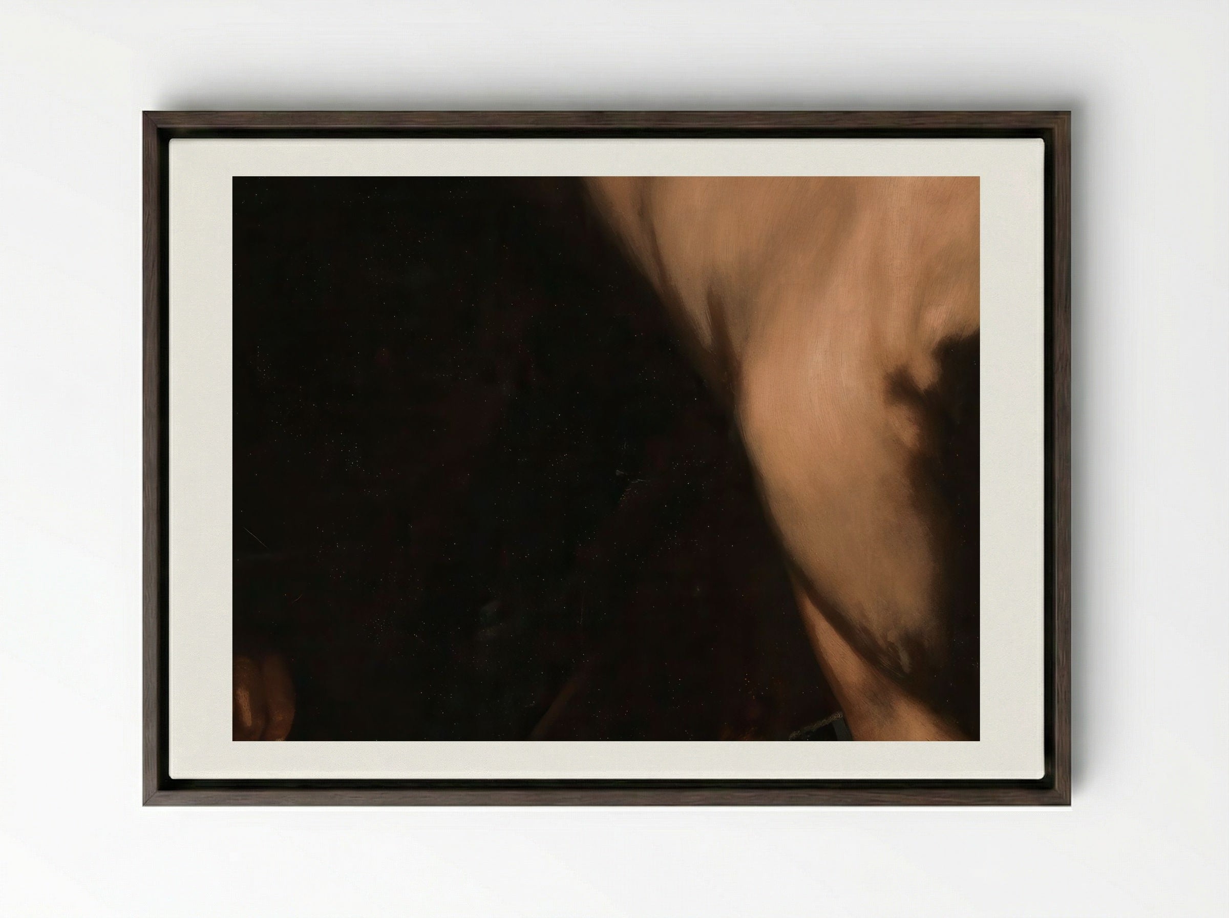 Ixion - Jusepe de Ribera - Framed Canvas Dark Wood