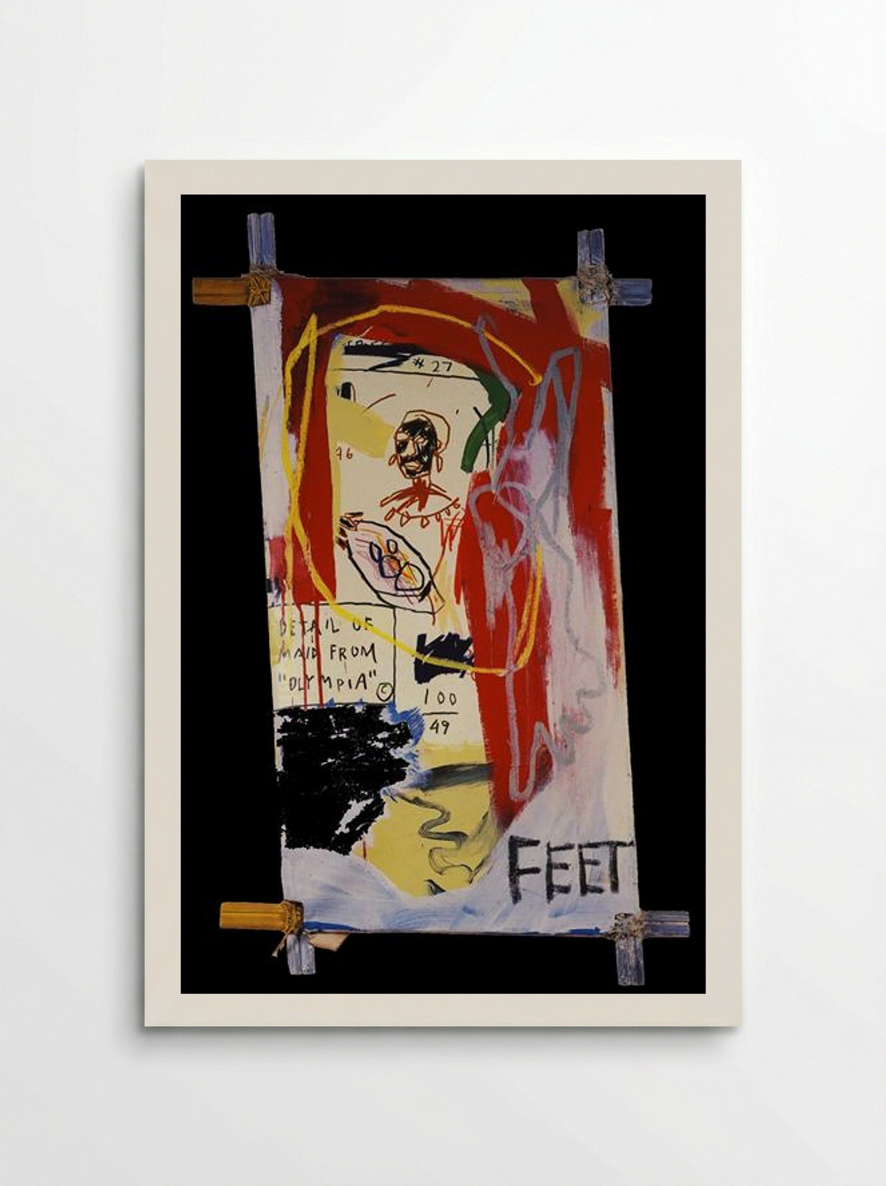 Maid from Olympia - Jean-Michel Basquiat - Poster