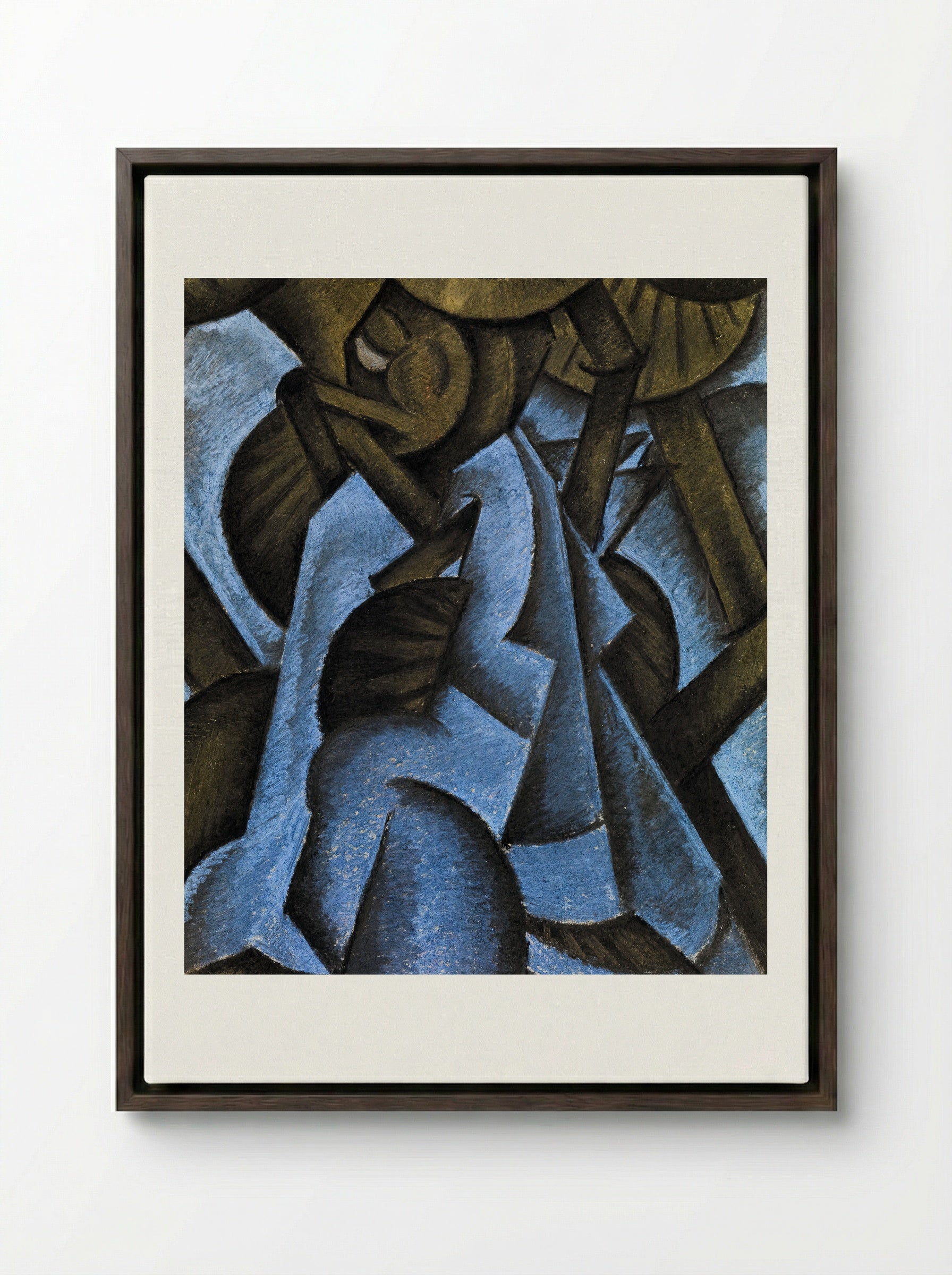 Pagan Philosophy - Arthur Dove - Framed Canvas Dark Wood