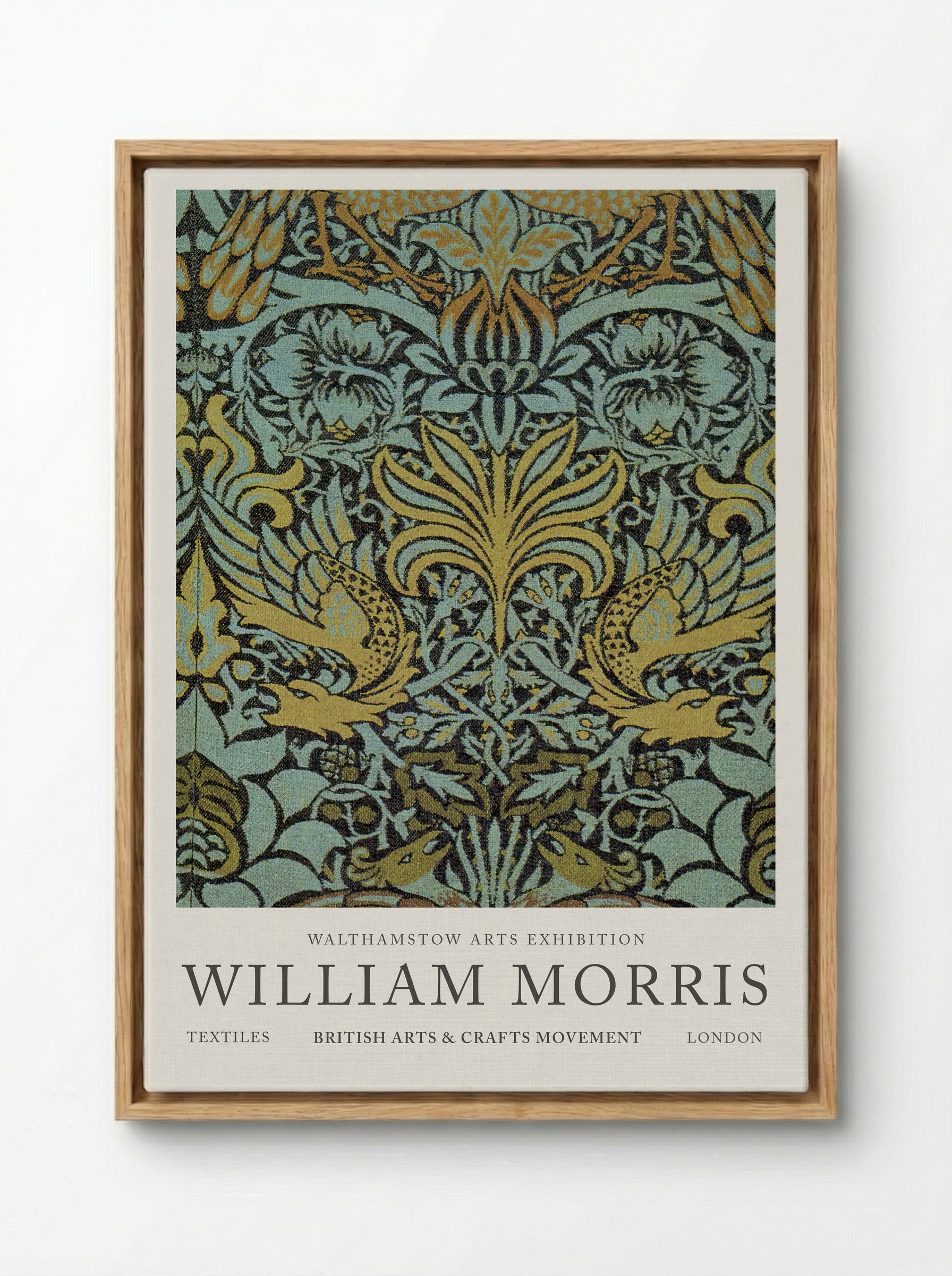 Peacock and Dragon Woven Wool Furnishing Fabric - William Morris