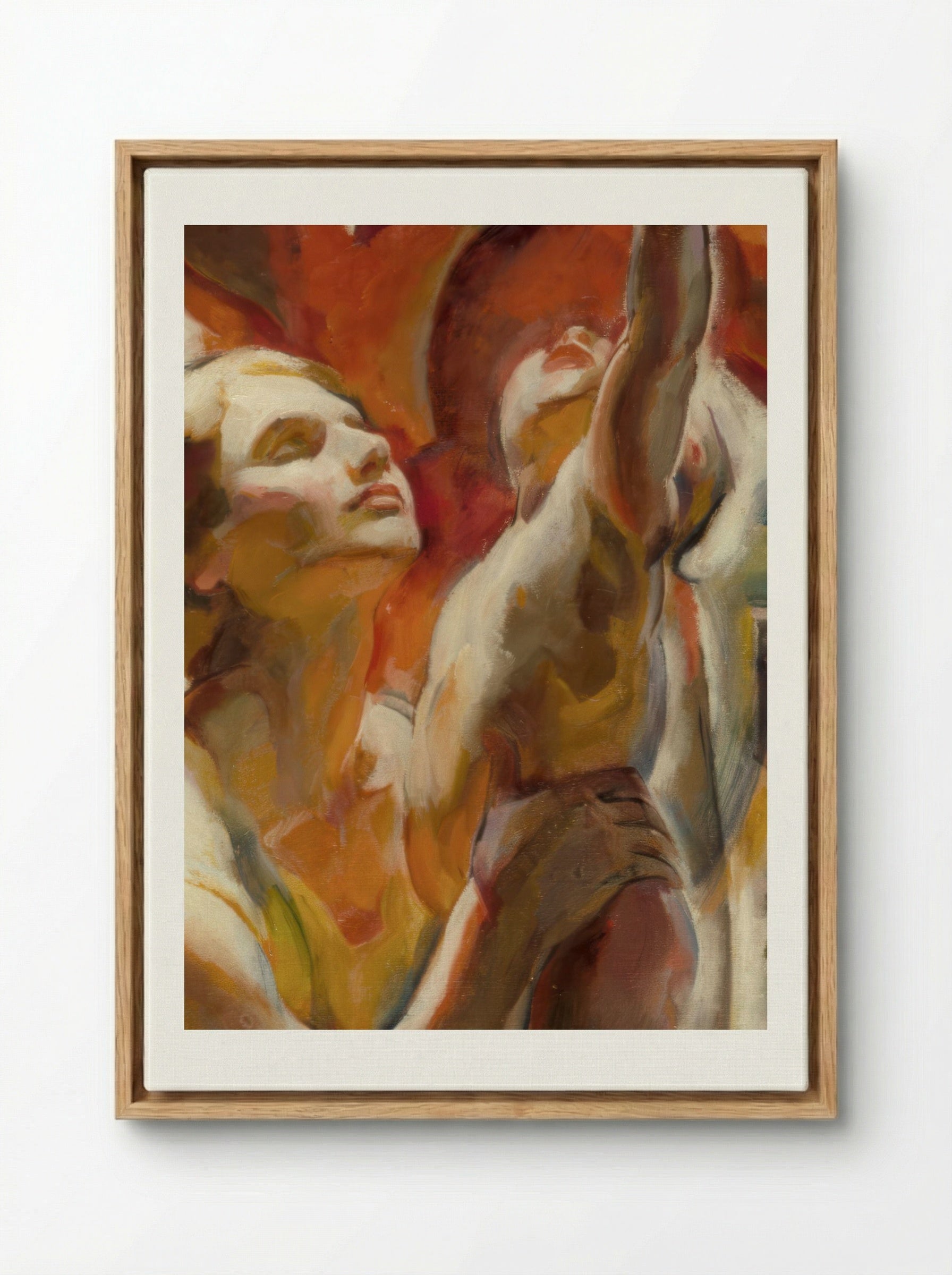 The Herwigs - Edouard Antonin Vysekal - Framed Canvas Wood