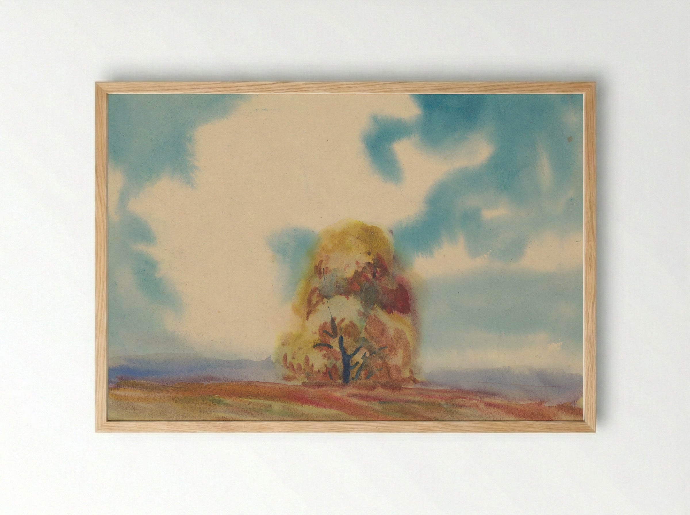 Autumn Tree - Zolo Palugyay - Framed Print Wood
