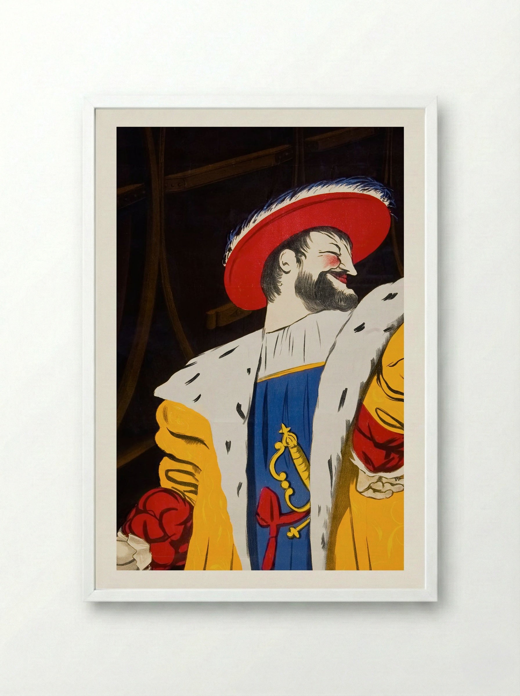 Biere du Fort-Carre, Saint-Dizier - Leonetto Cappiello - Framed Print White