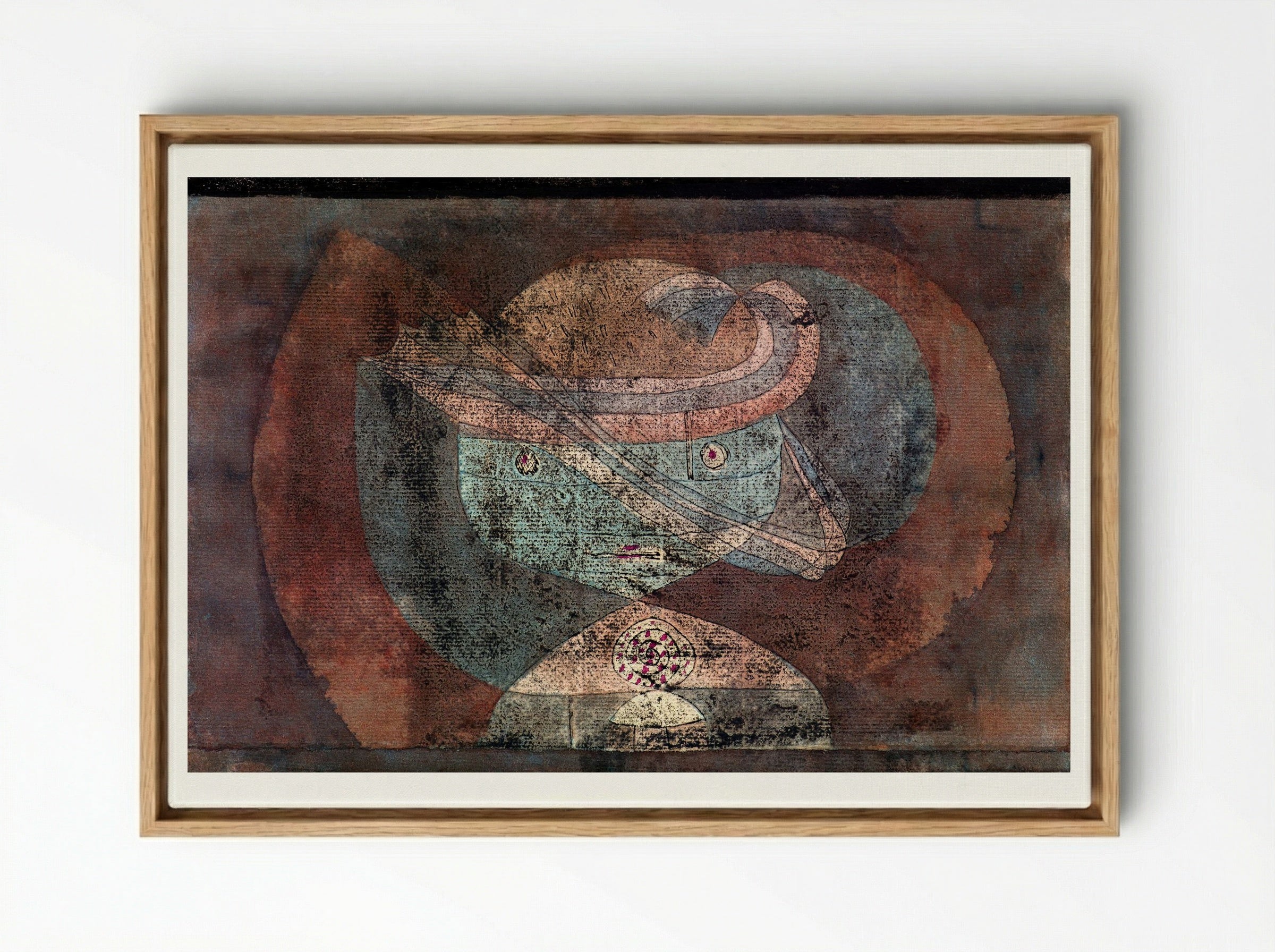 Movement around a Child - Paul Klee - Framed Canvas Wood