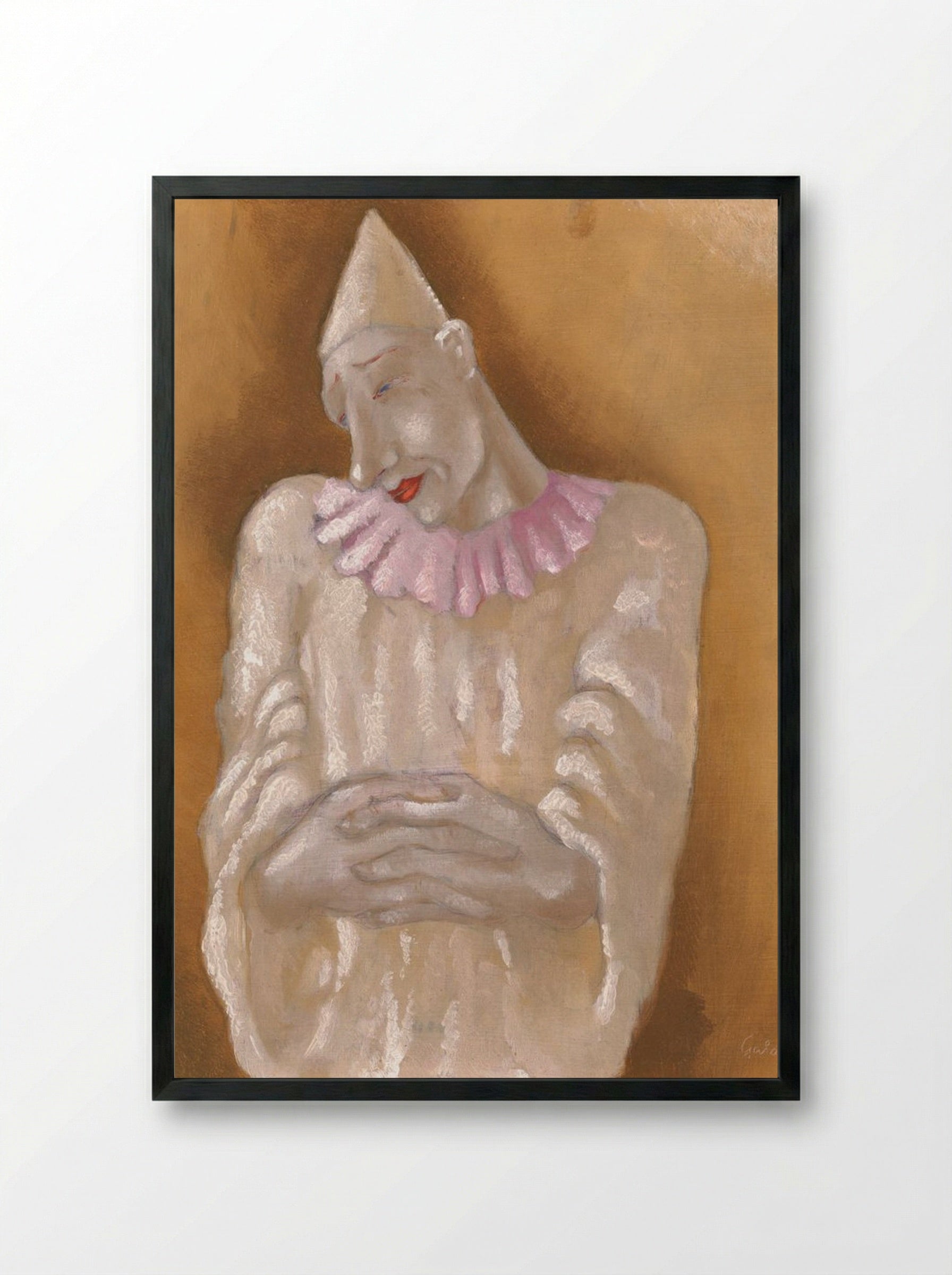 Clown - Mikuláš Galanda - Framed Print Black