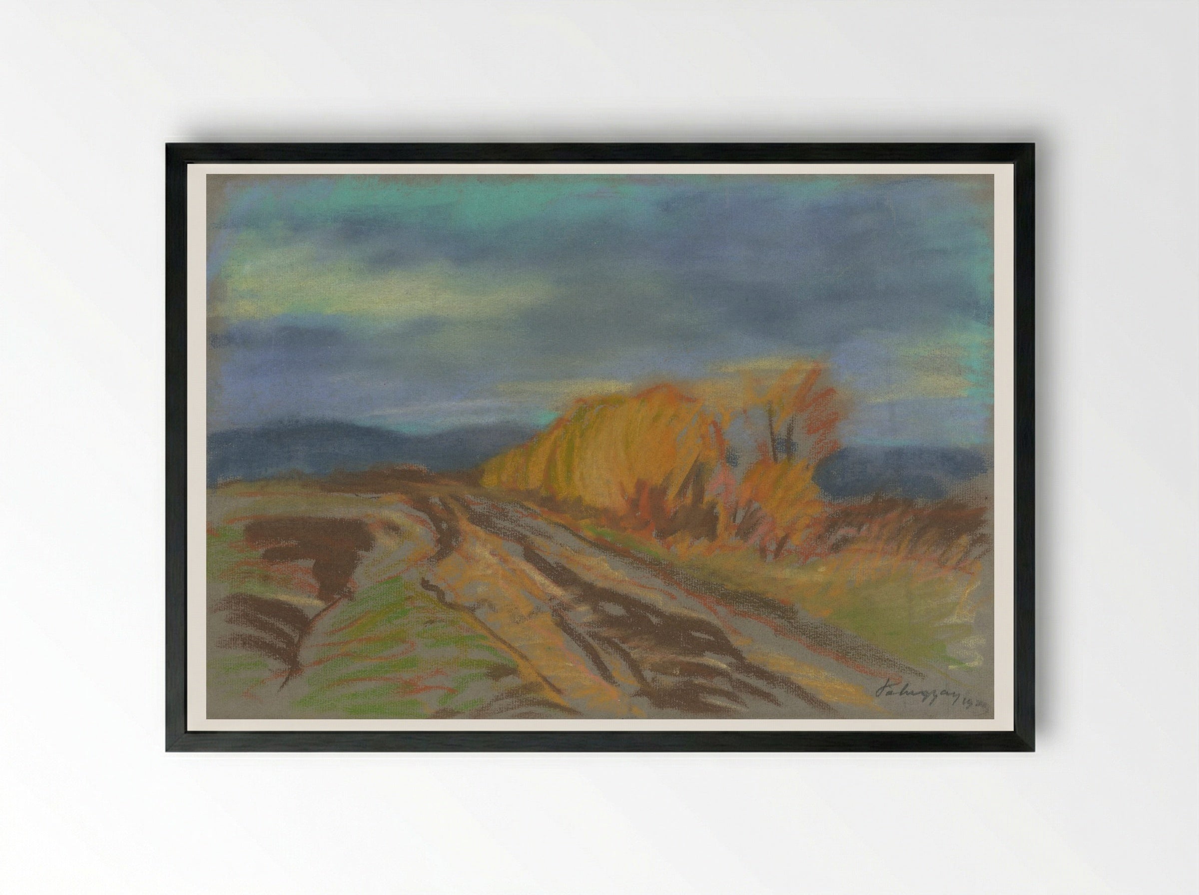 Autumn Motif - Zolo Palugyay - Framed Print Black