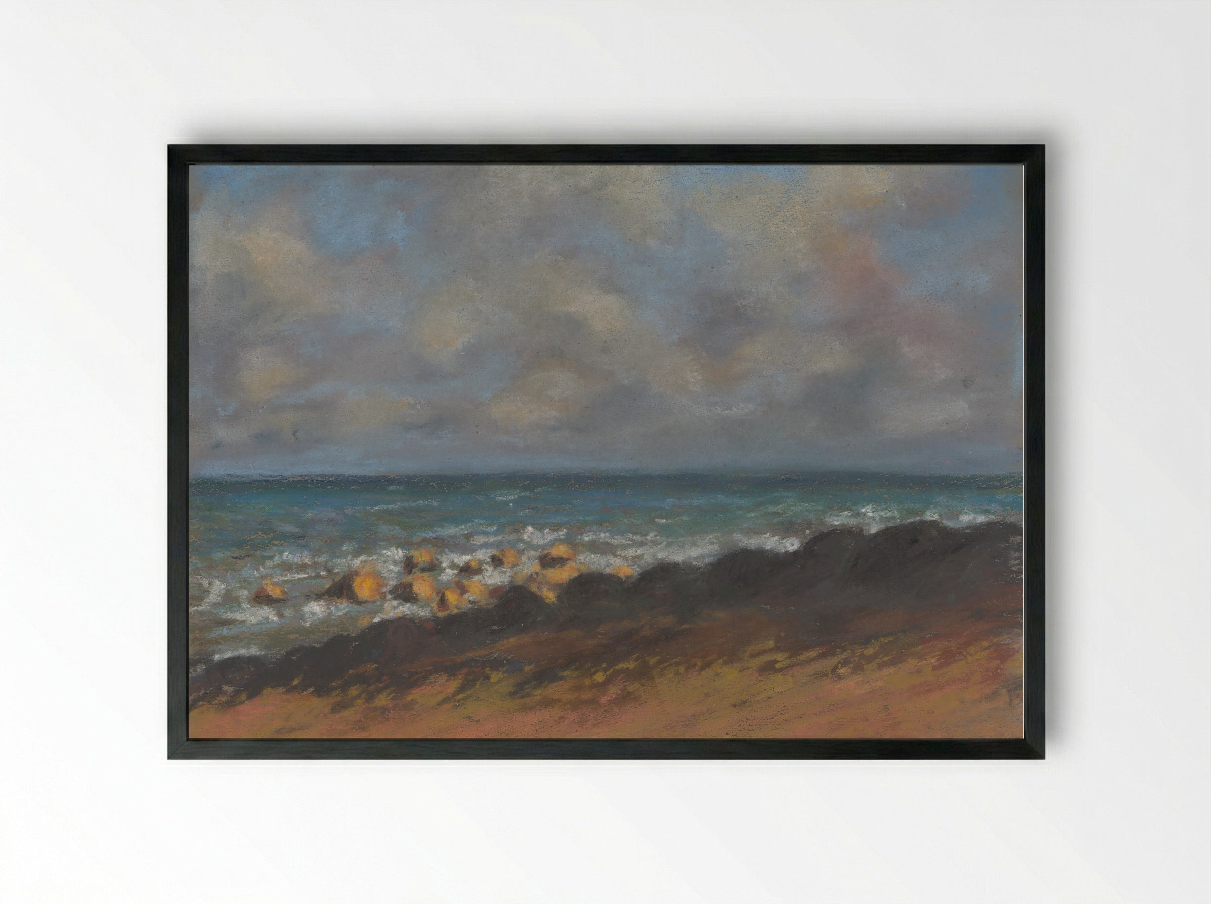 Baltic Region - Zolo Palugyay - Framed Print Black
