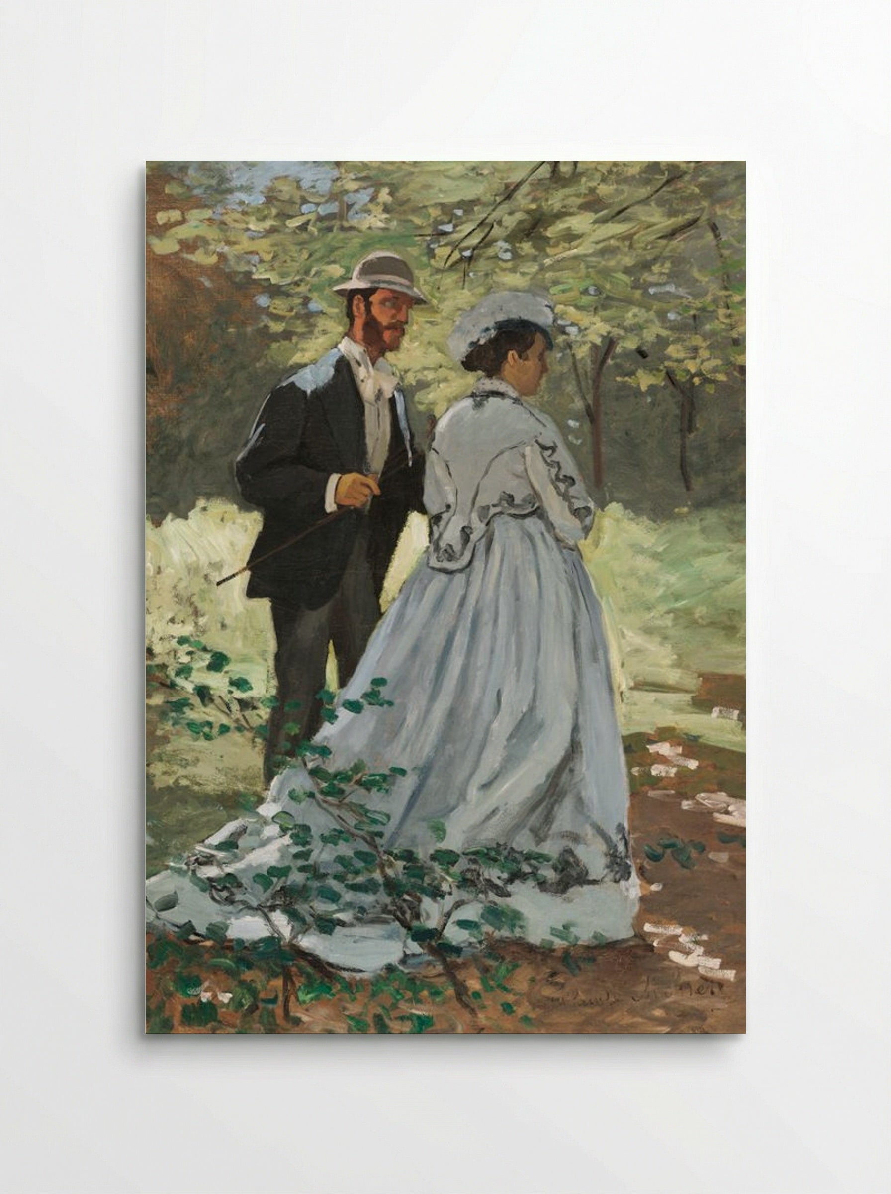 Bazille and Camille - Claude Monet - Poster