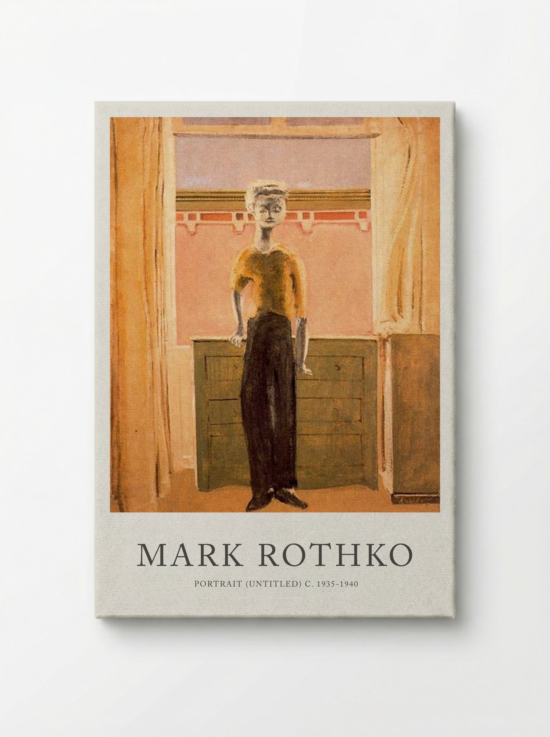 Untitled (Standing Figure by Window) - Mark Rothko - Canvas