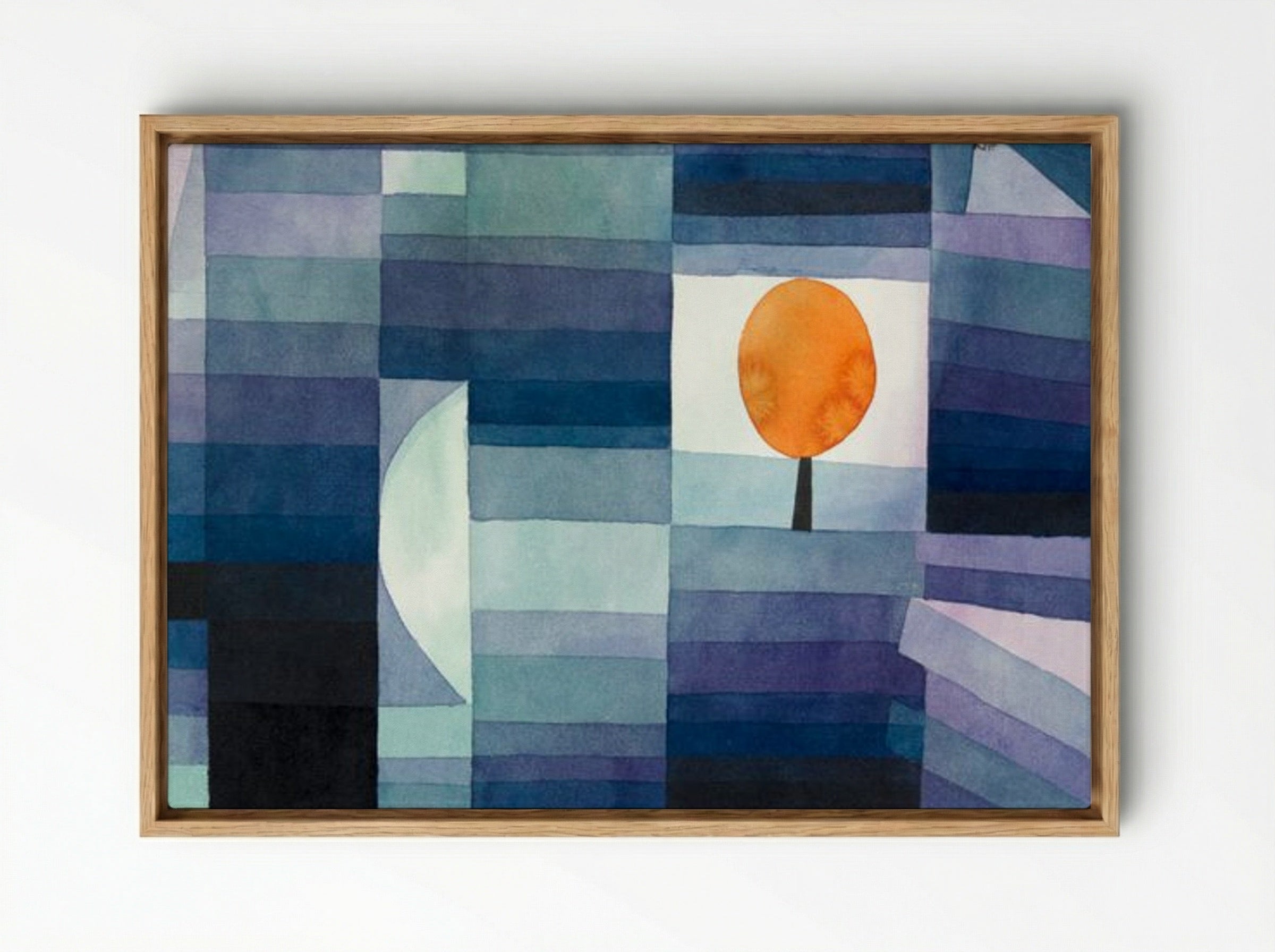 The Harbinger of Autumn - Paul Klee - Framed Canvas Wood