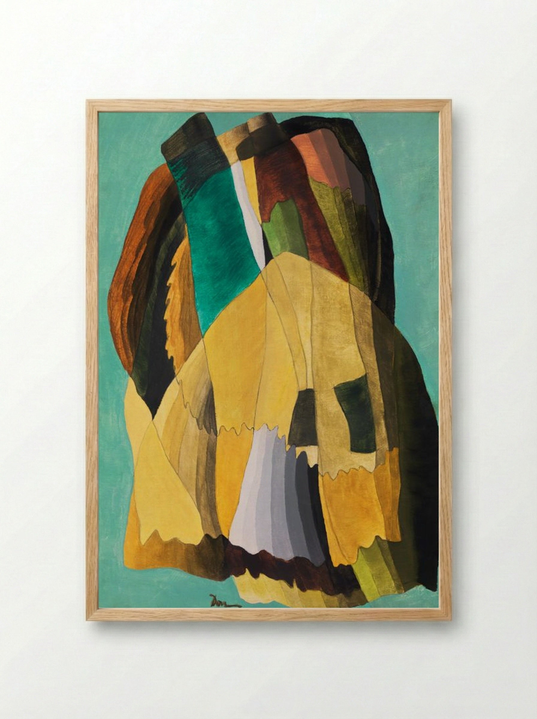 Shore Road - Arthur Dove - Framed Print Wood