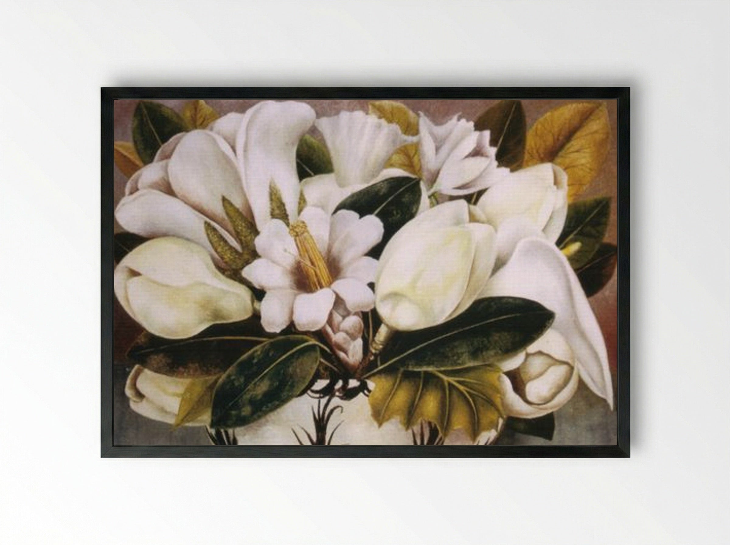 Magnolias - Vida Kullberg - Framed Print Black