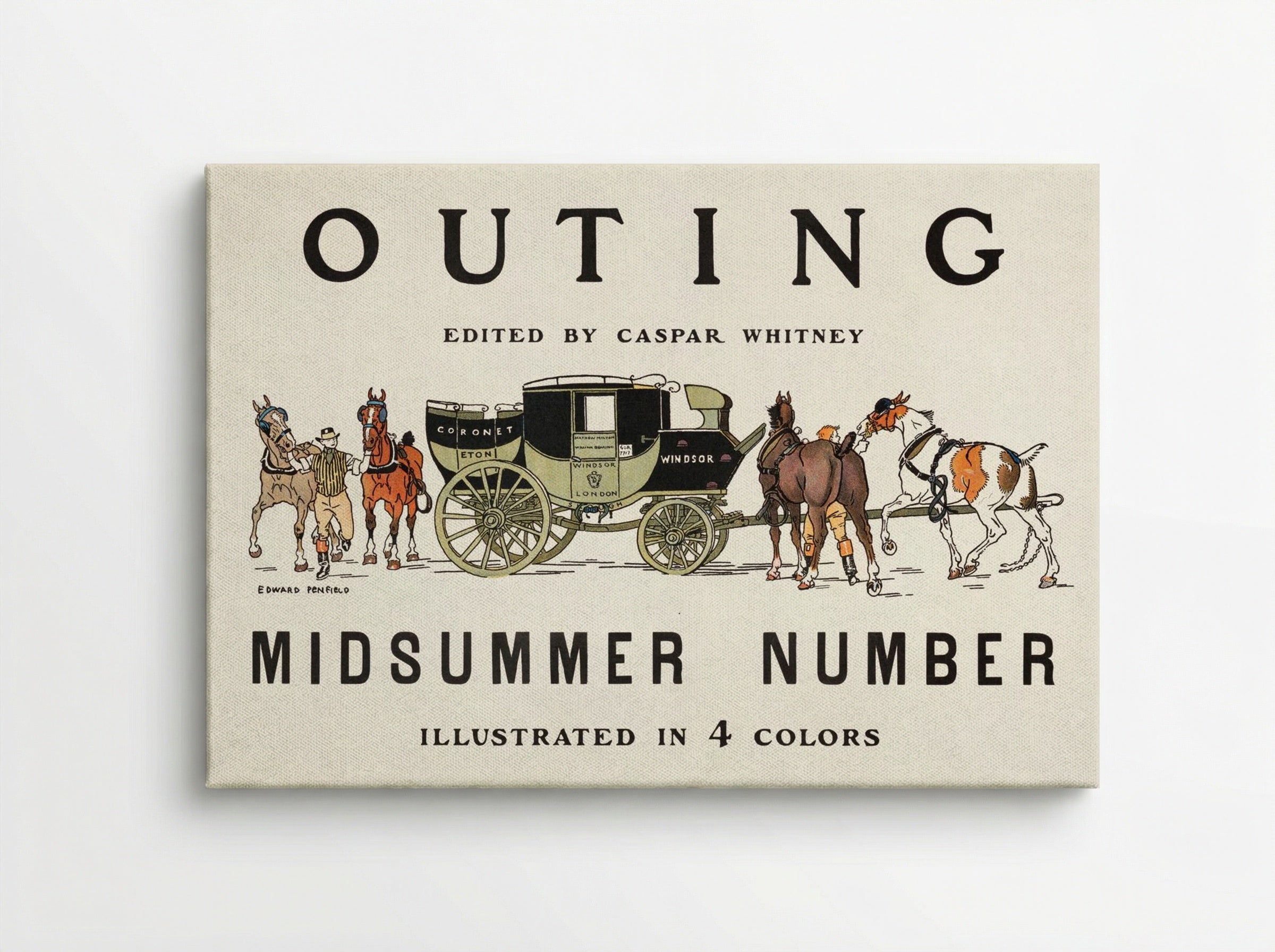 Outing, Midsummer Number - Edward Penfield - Canvas