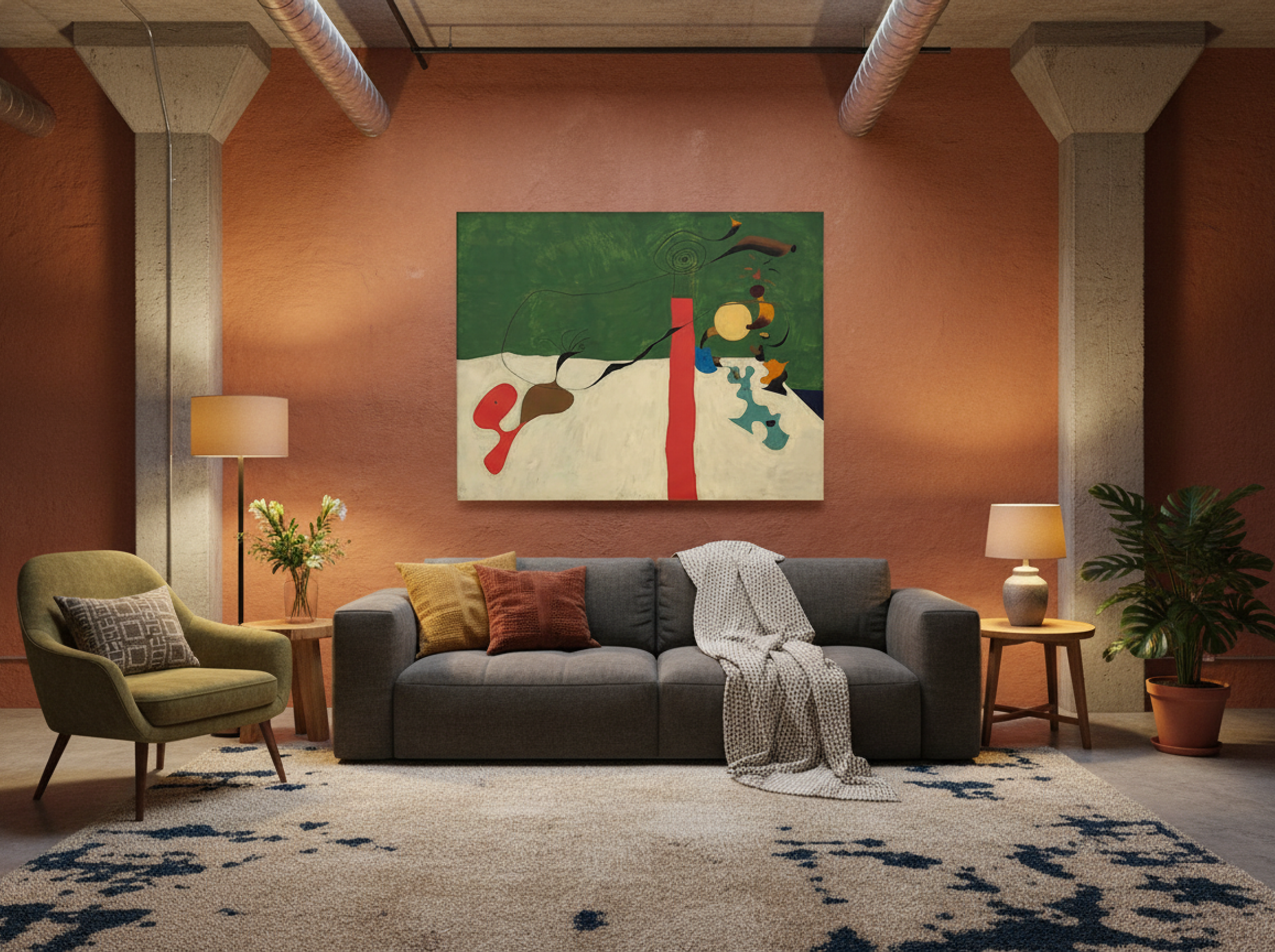 Still Life with Lamp - Joan Miró - Lifestyle