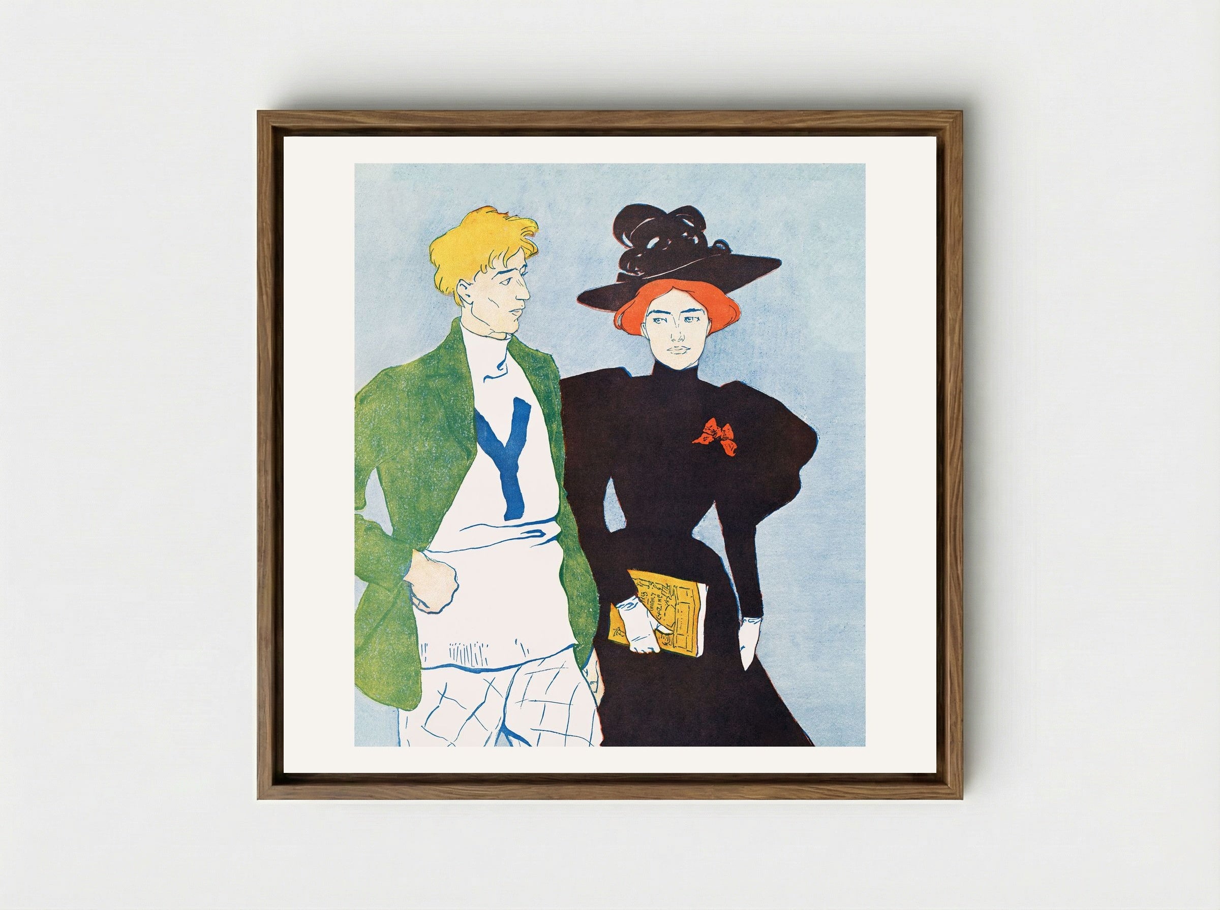 Harper's November - Edward Penfield - Framed Canvas Wood